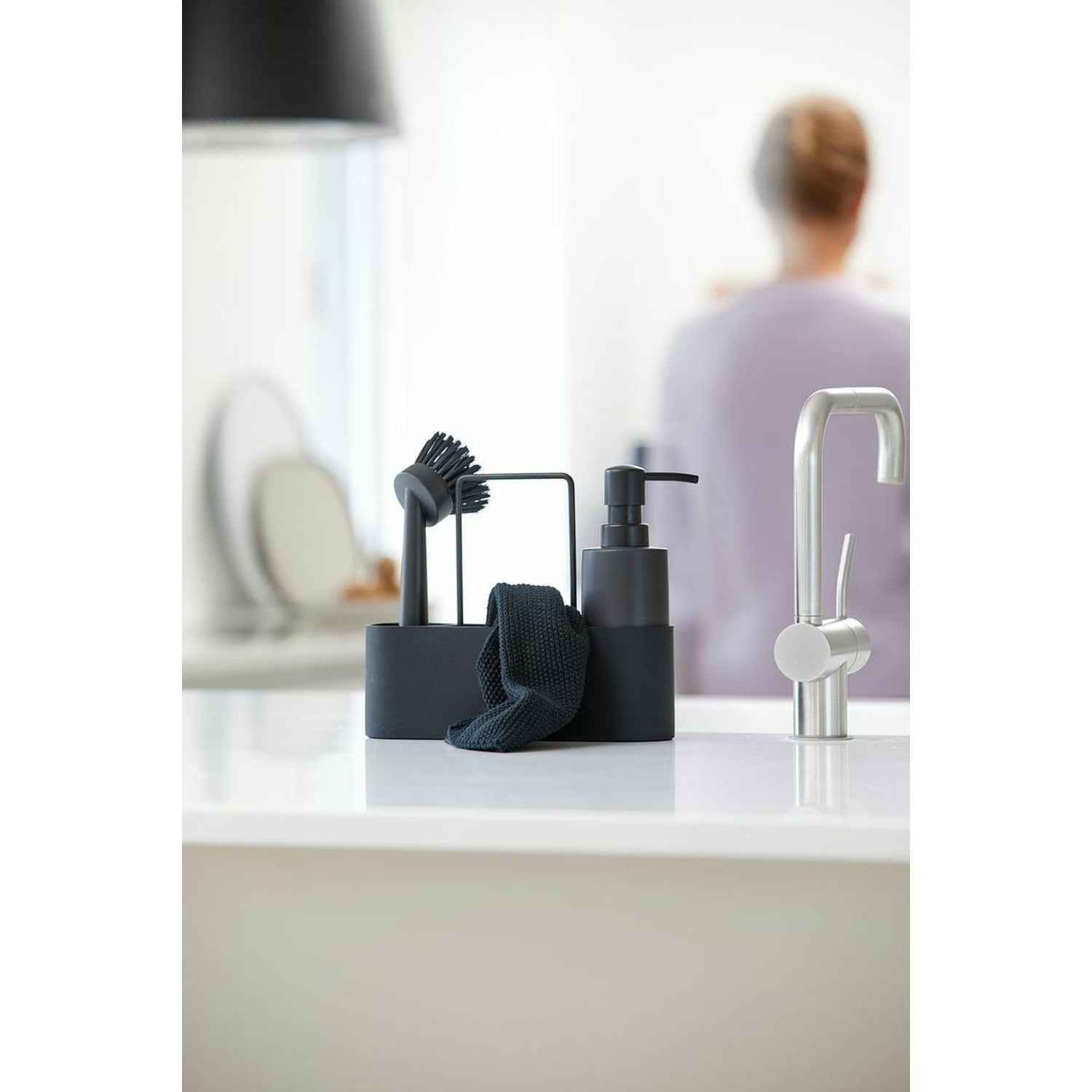 [product_category]-Zone Denmark Singles Dishwasher Set 22 X6.7 Cm, Black-Zone Denmark-5708760674909-330446-ZON-2