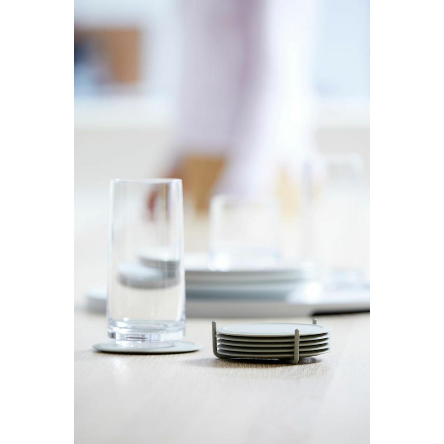 [product_category]-Zone Denmark Singles Glass Coaster Mud, 6 Pcs.-Zone Denmark-5722003320620-332062-ZON-2