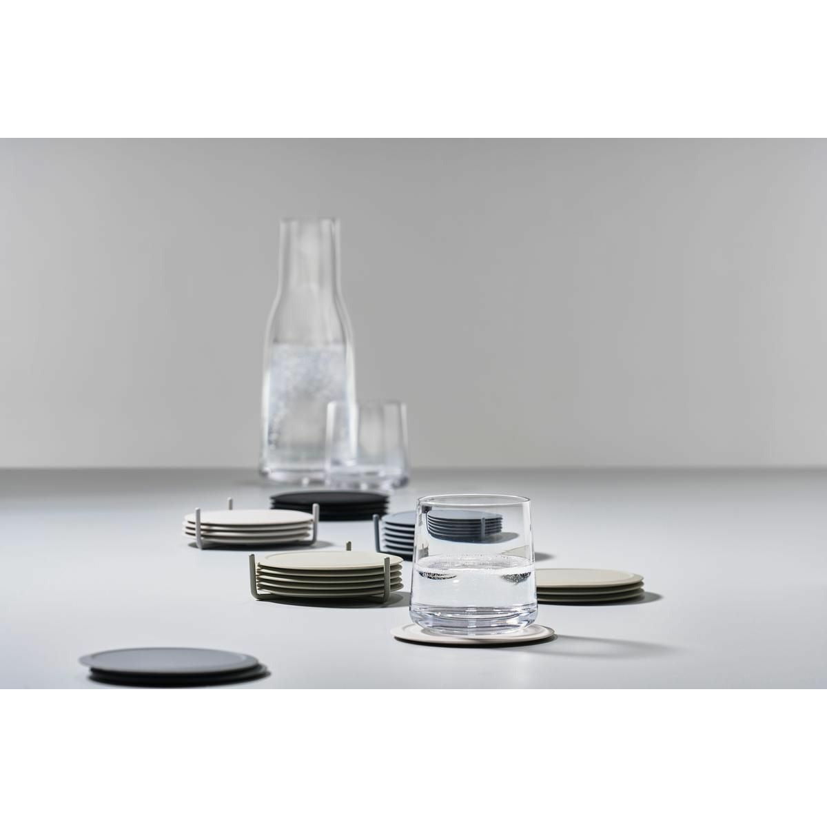 [product_category]-Zone Denmark Singles Glass Coaster Mud, 6 Pcs.-Zone Denmark-5722003320620-332062-ZON-3