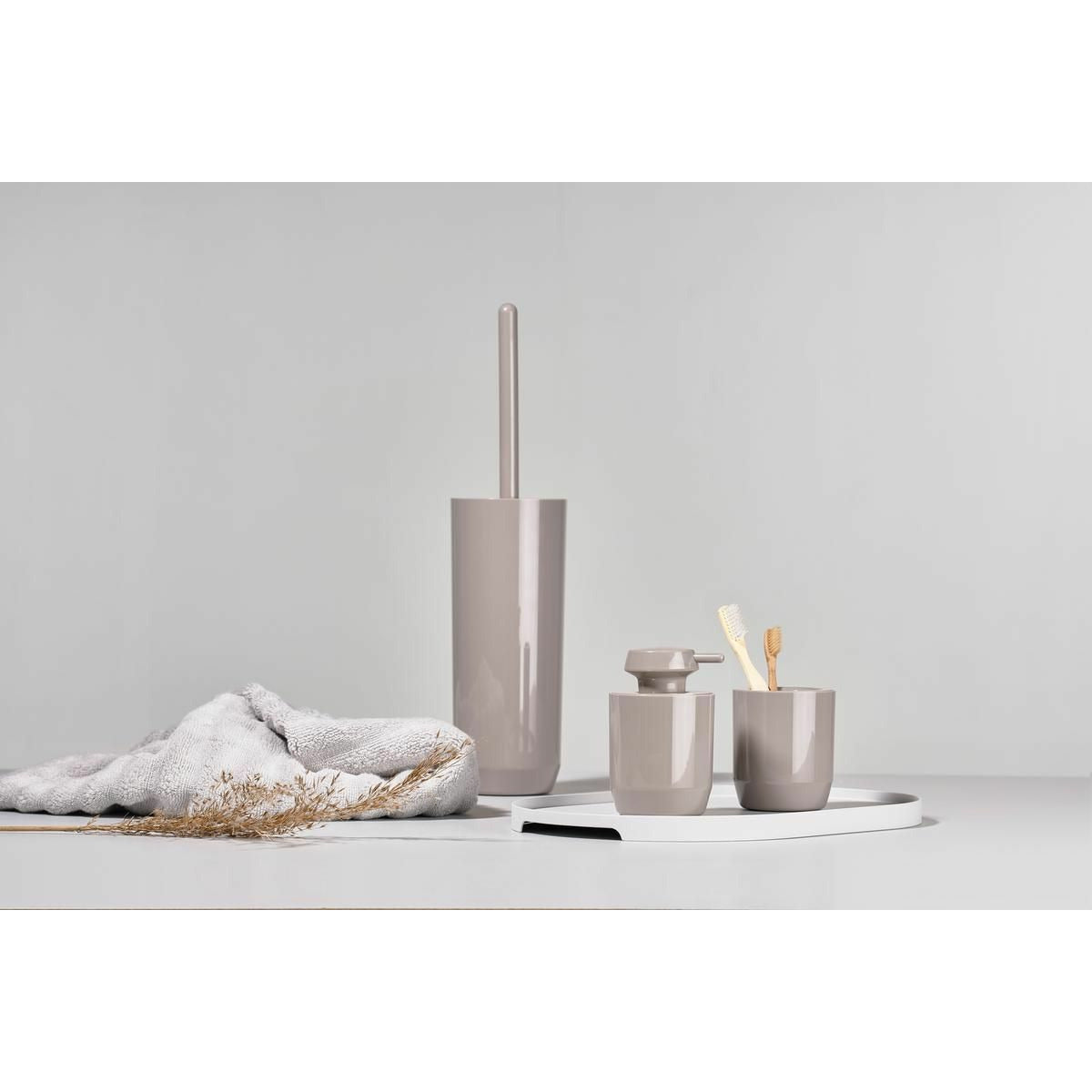 [product_category]-Zone Denmark Suii Toothbrush Cup 0,2 L, Taupe-Zone Denmark-5722003321856-332185-ZON-2