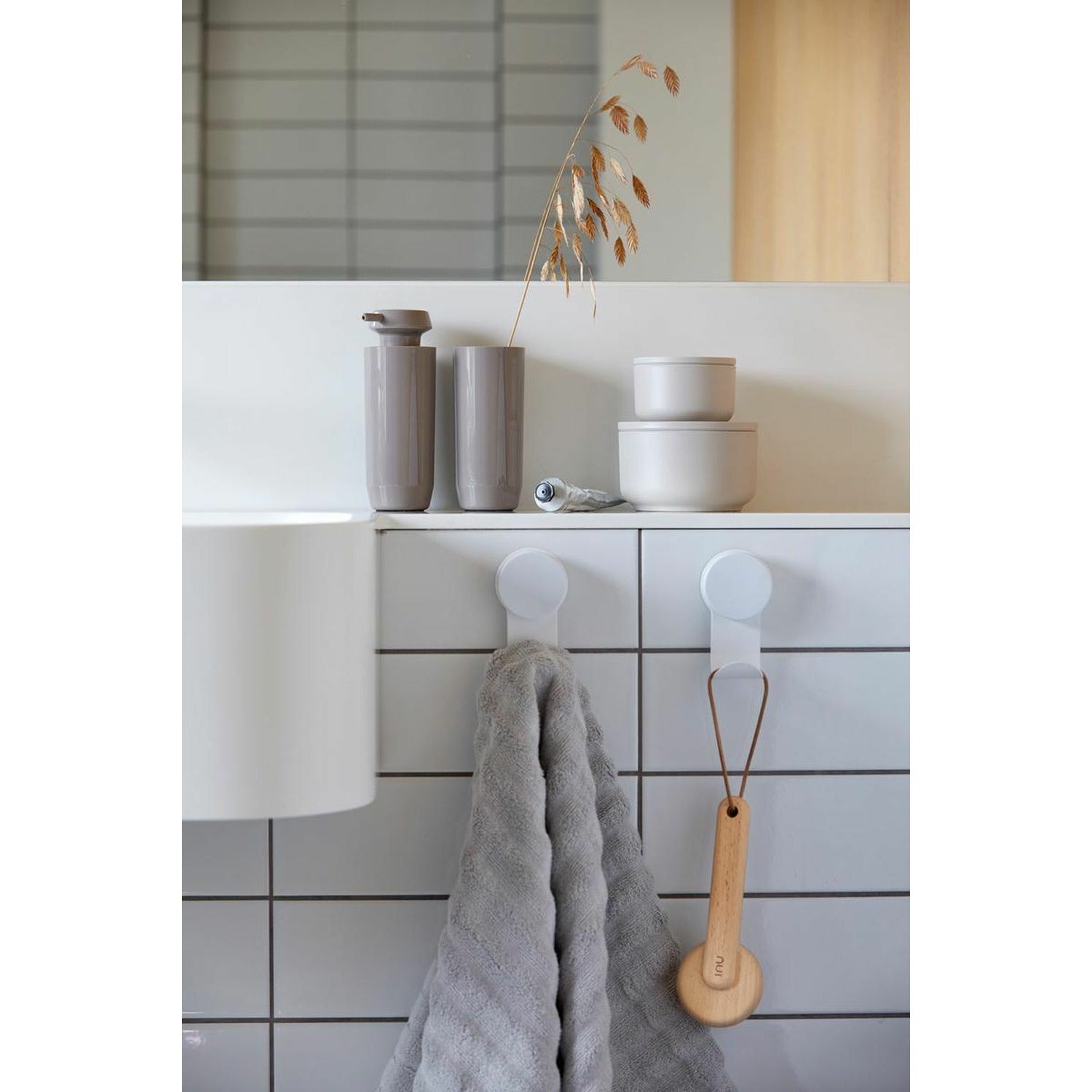 [product_category]-Zone Denmark Suii Toothbrush Cup ø 6.3 Cm, Taupe-Zone Denmark-5722003321658-332165-ZON-3