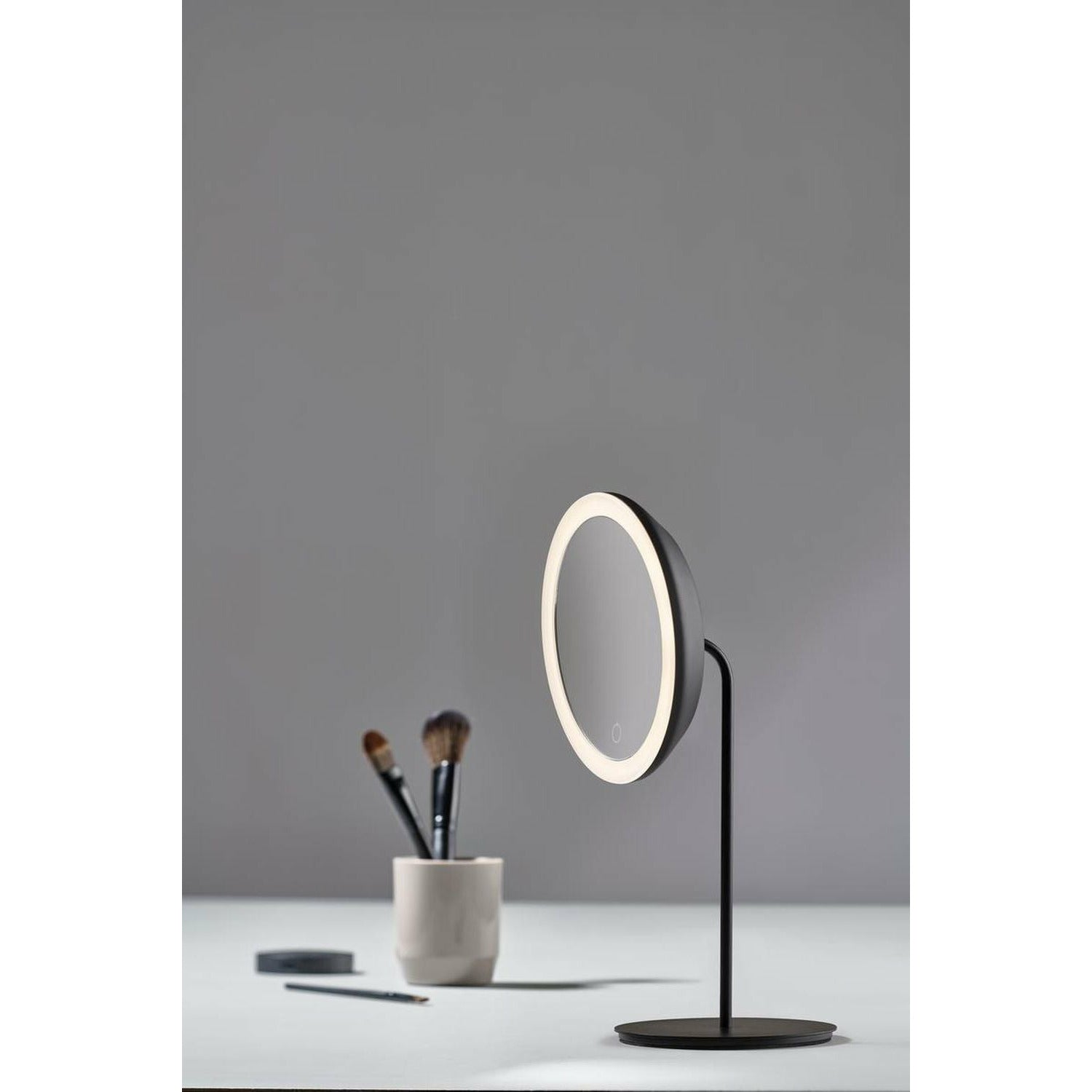 [product_category]-Zone Denmark Table Mirror ø 18 Cm, Black-Zone Denmark-5722000109136-10913-ZON-2