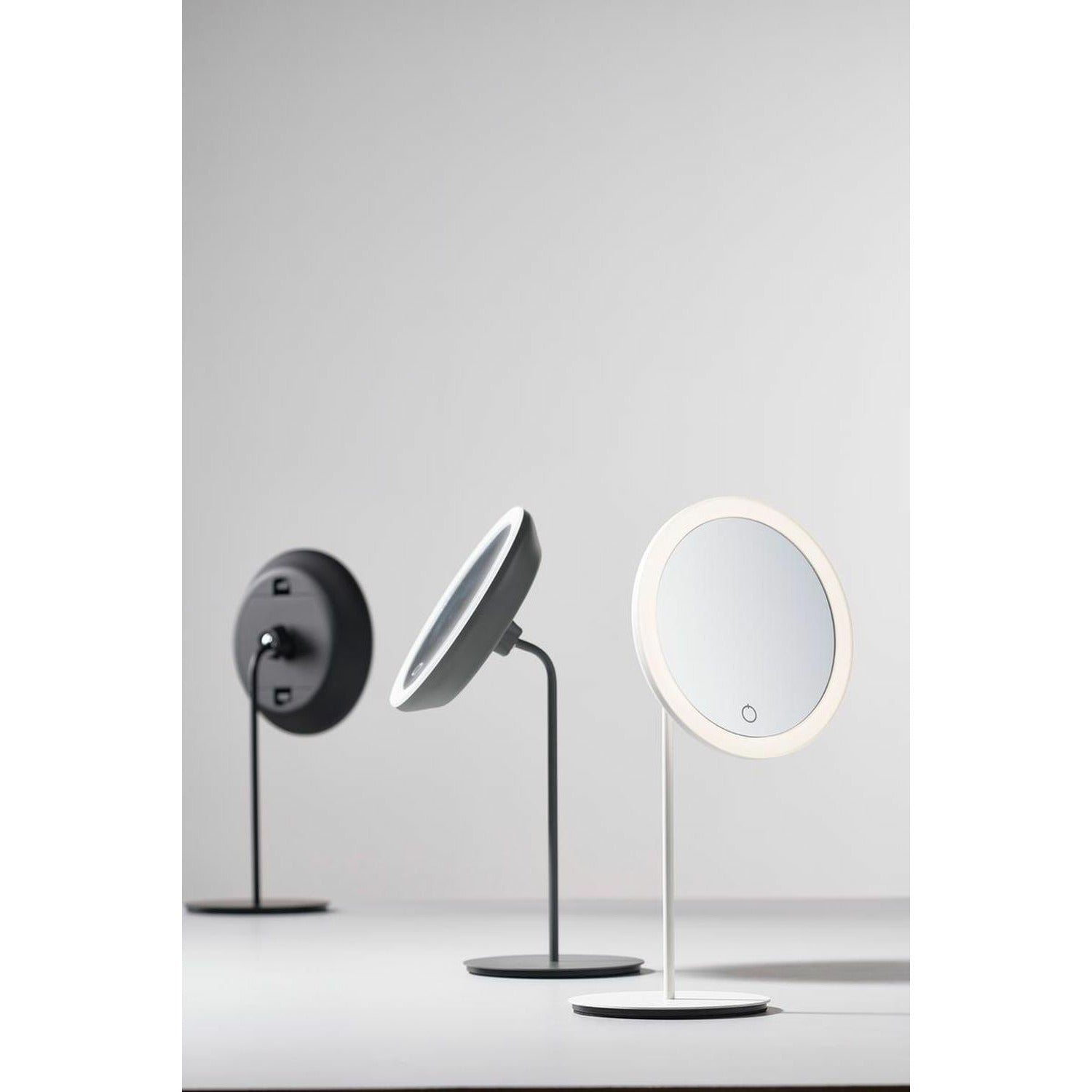 [product_category]-Zone Denmark Table Mirror ø 18 Cm, White-Zone Denmark-5722000109167-10916-ZON-2