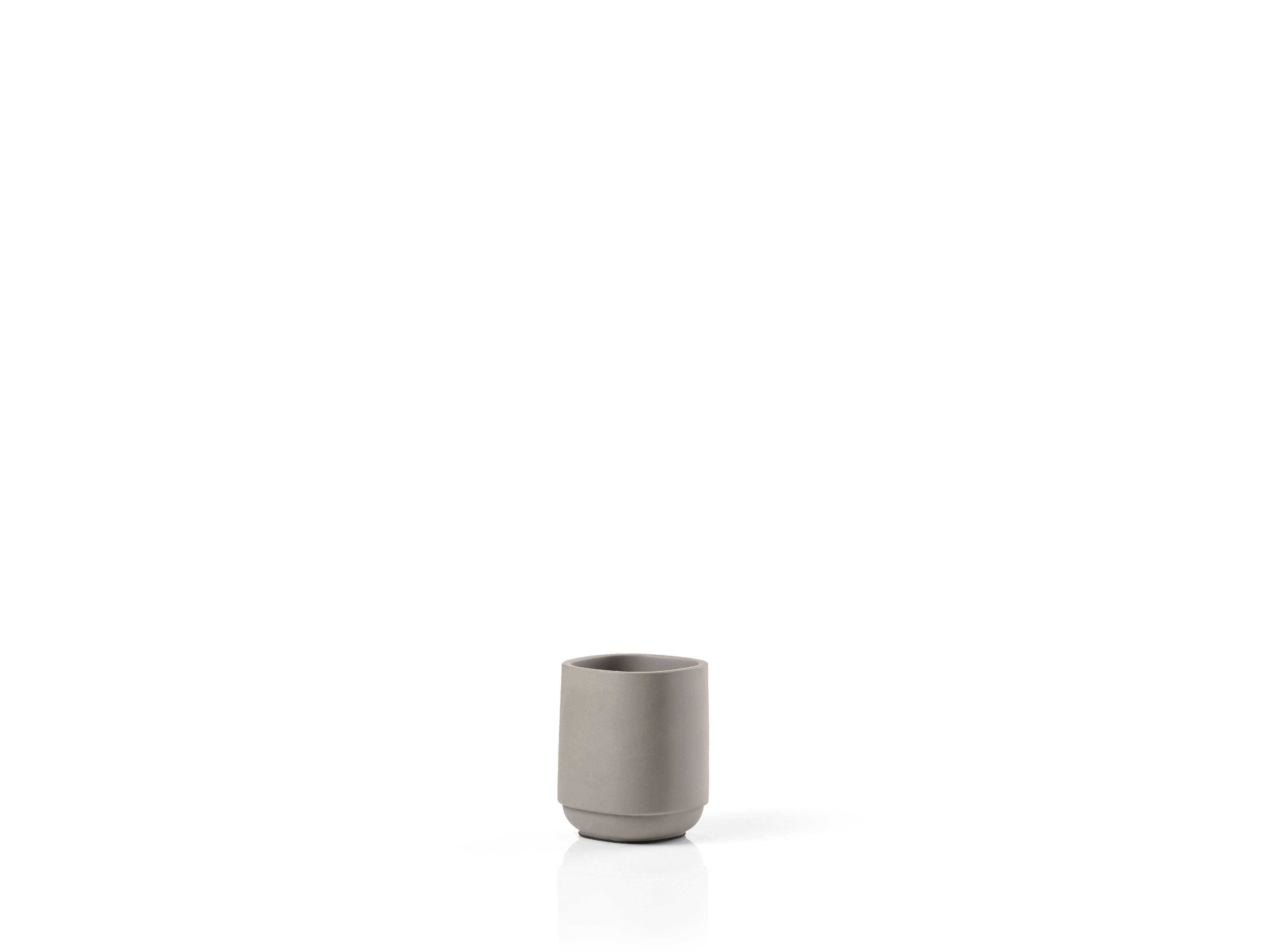 [product_category]-Zone Denmark Time Toothbrush Cup, Concrete Paints-Zone Denmark-5722000281245-28124-ZON-2