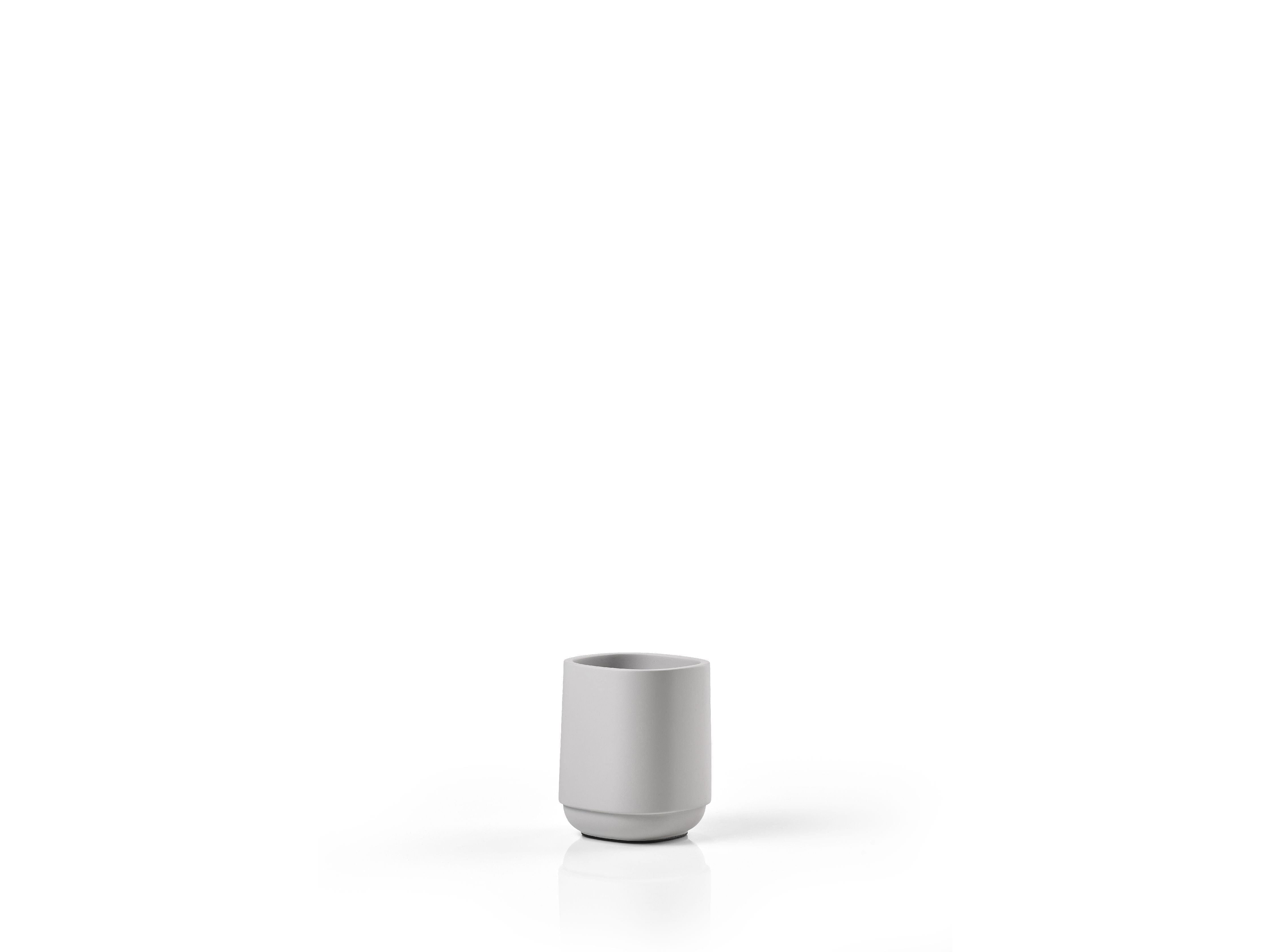 [product_category]-Zone Denmark Time Toothbrush Cup, Soft Grey-Zone Denmark-5722000281252-28125-ZON-2