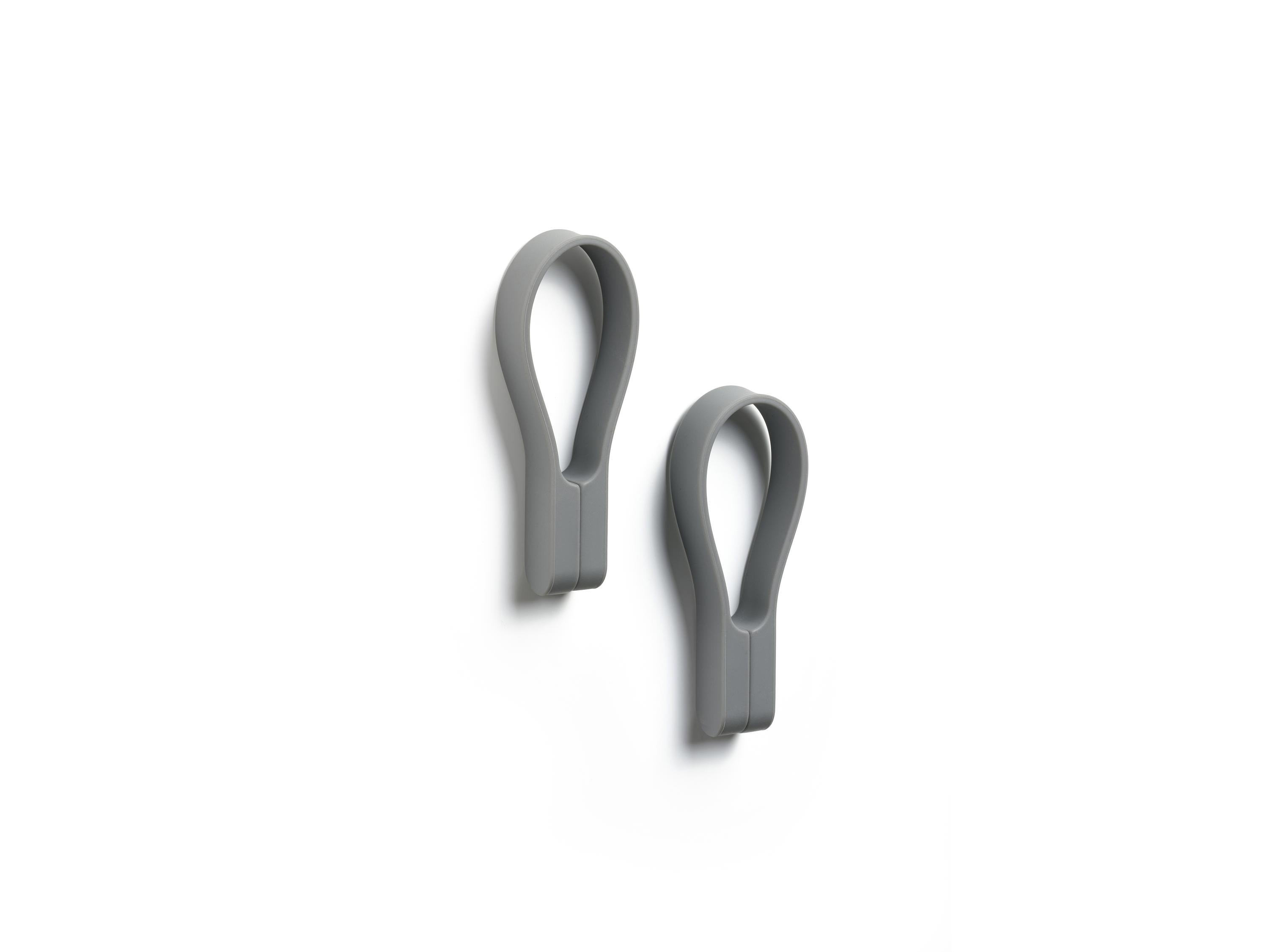 [product_category]-Zone Denmark Towel Rail 9 Cm 2 Pcs., Grey-Zone Denmark-5722000279235-27923-ZON-1