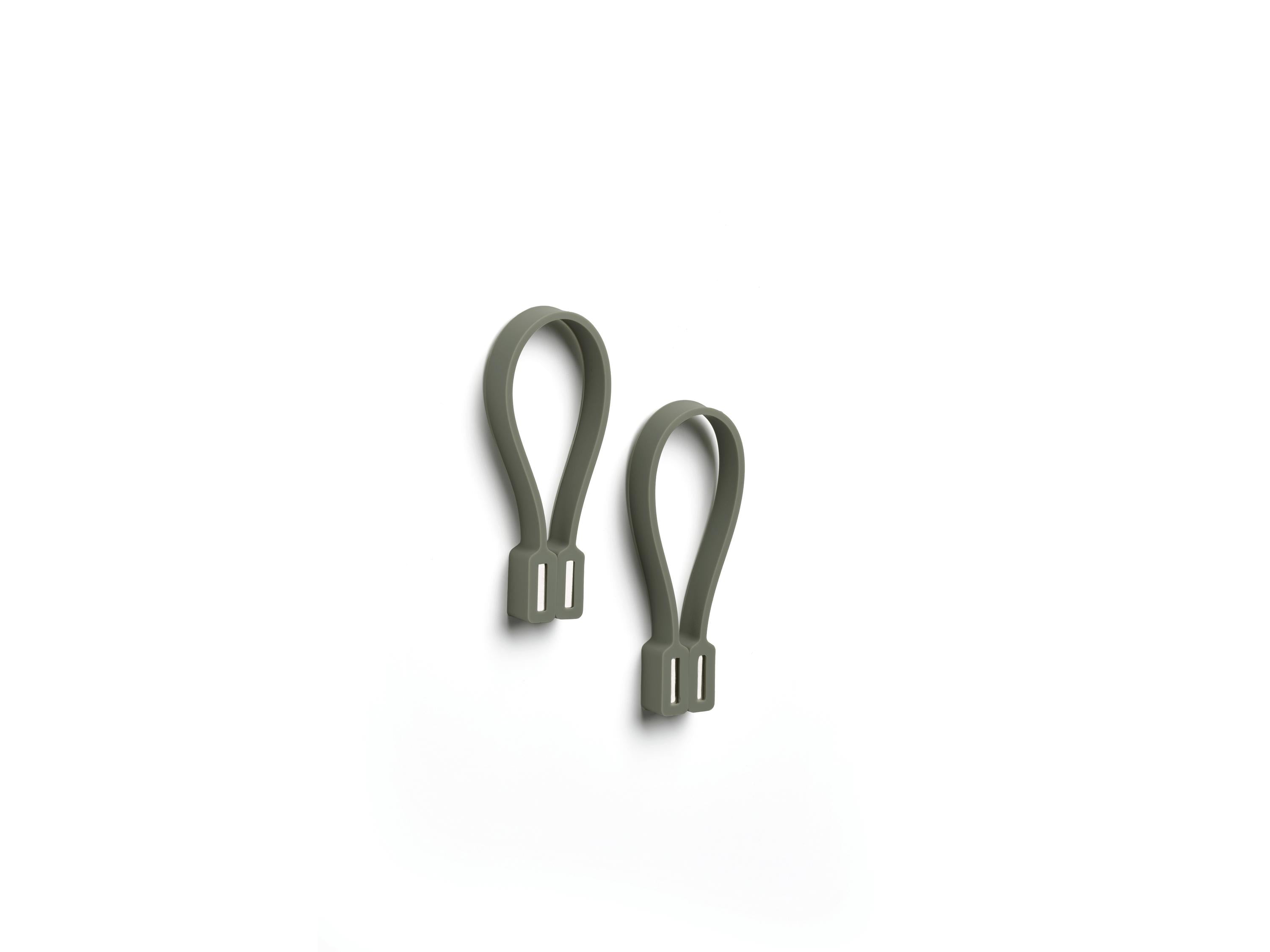 [product_category]-Zone Denmark Towel Rail 9 Cm 2 Pcs., Olive Green-Zone Denmark-5722000279280-27928-ZON-2