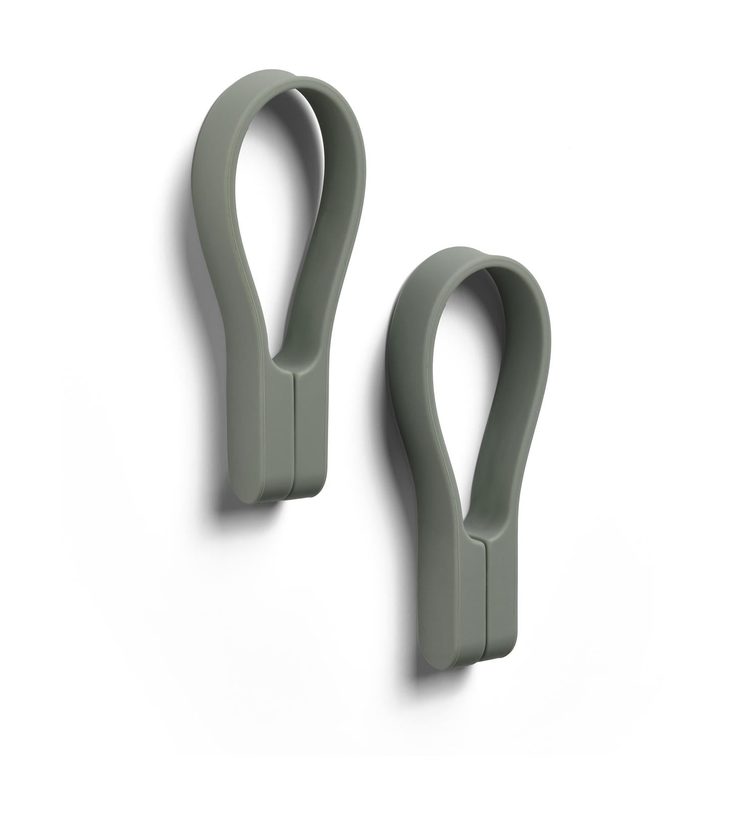 [product_category]-Zone Denmark Towel Rail 9 Cm 2 Pcs., Olive Green-Zone Denmark-5722000279280-27928-ZON-5