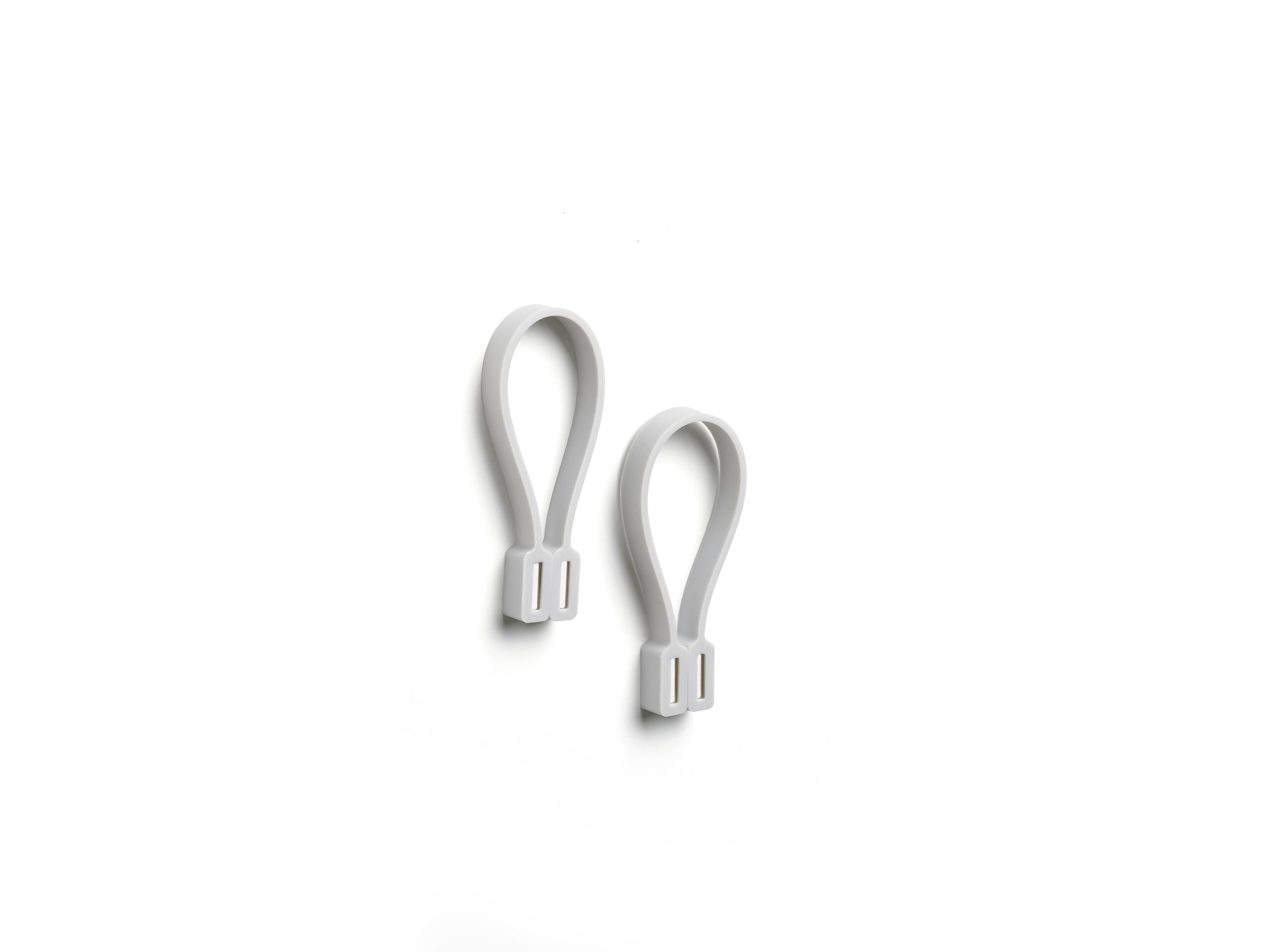 [product_category]-Zone Denmark Towel Rail 9 Cm 2 Pcs., Soft Grey-Zone Denmark-5722000279242-27924-ZON-2