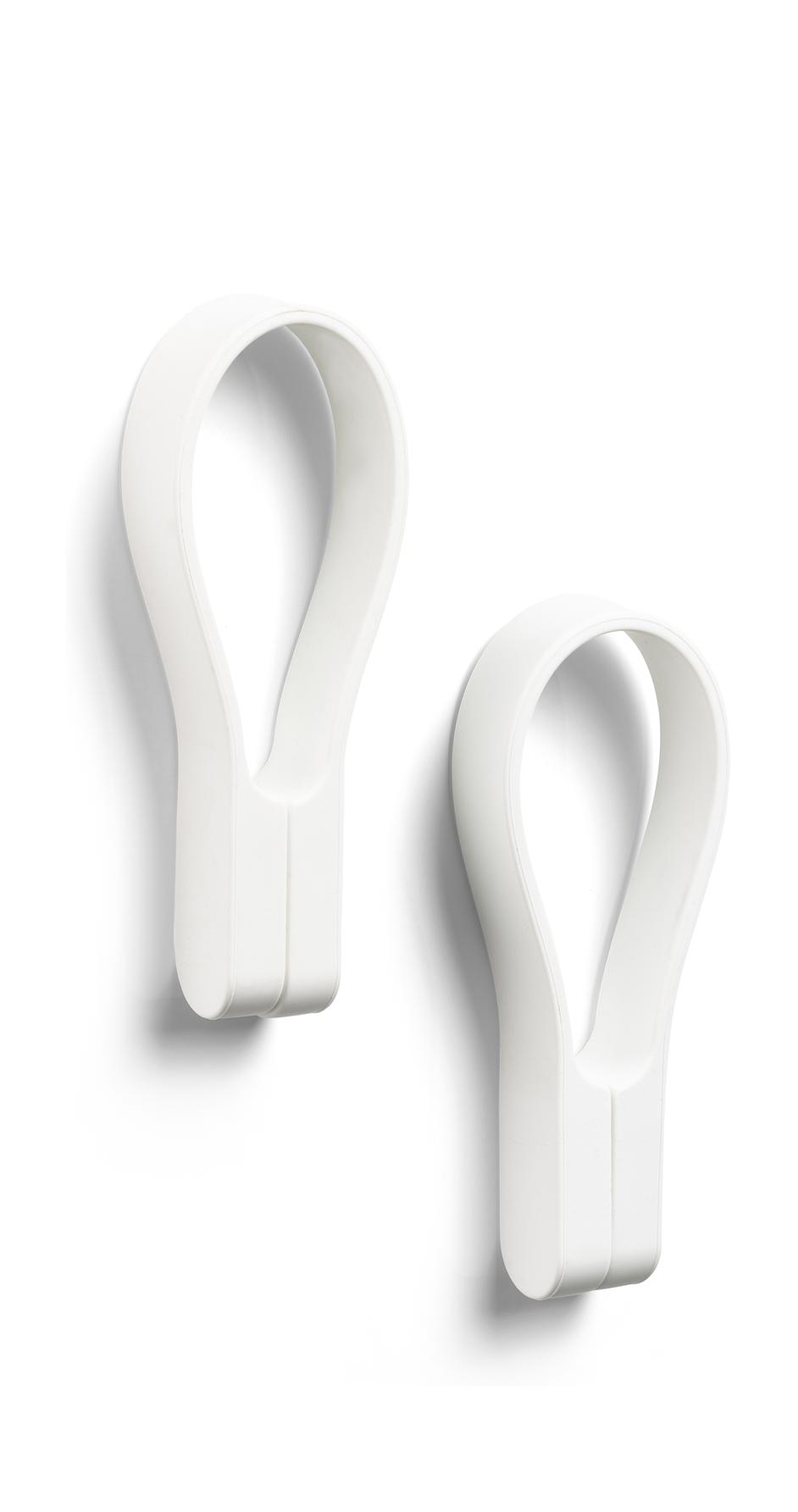 [product_category]-Zone Denmark Towel Rail 9 Cm 2 Pcs., White-Zone Denmark-5722000279259-27925-ZON-5