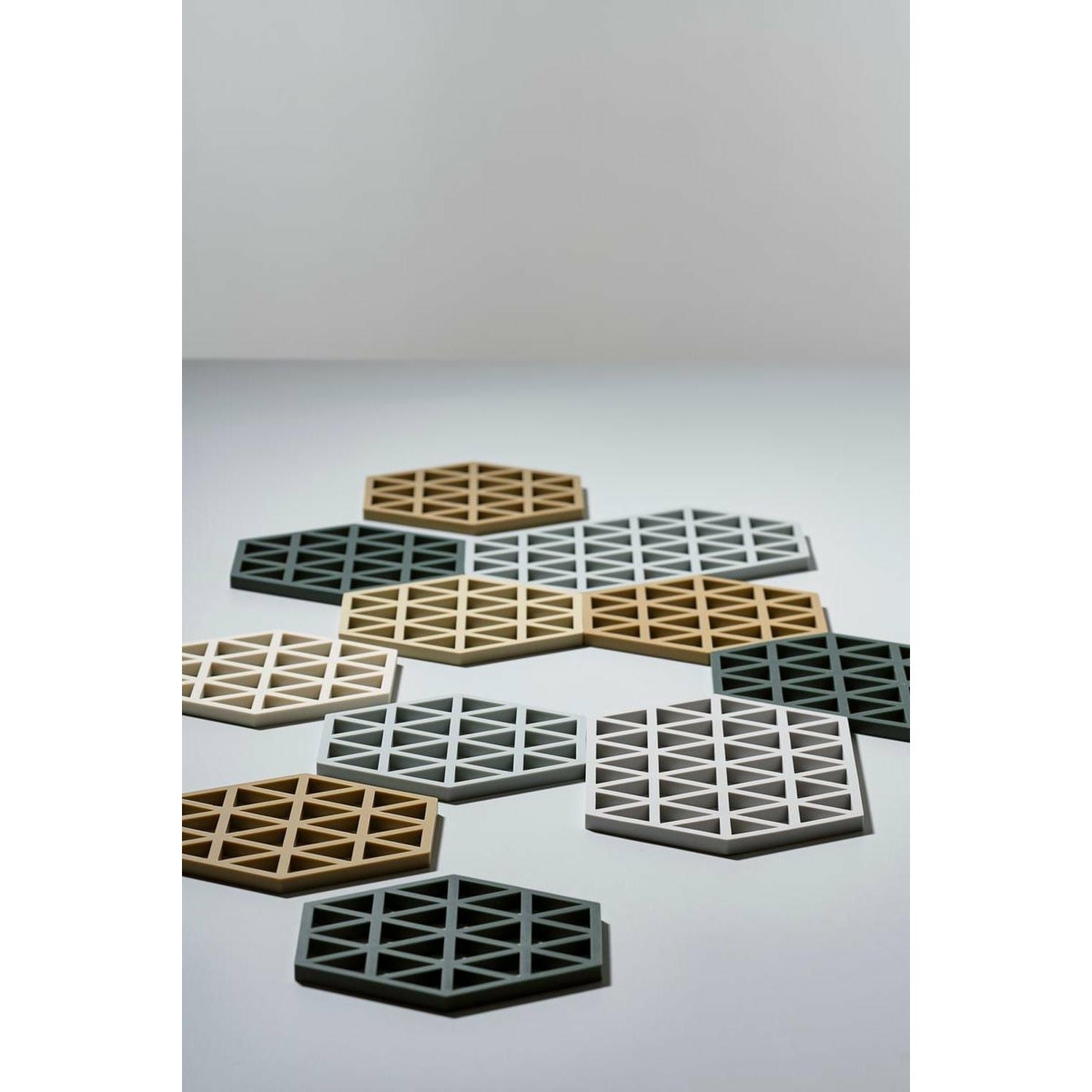 [product_category]-Zone Denmark Triangles Coaster 24 X14 Cm, Cool Grey-Zone Denmark-5708760657230-330312-ZON-3