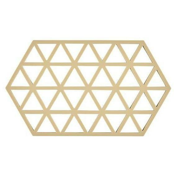 [product_category]-Zone Denmark Triangles Coaster 24 X14 Cm, Warm Sand-Zone Denmark-5722000124306-12430-ZON-1