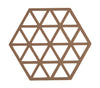 Zone Denmark Triangles Trivet 16 X 14 X 0,9 Cm, Almond