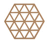 Zone Denmark Triangles Trivet 16 X 14 X 0,9 Cm, Light Terracotta