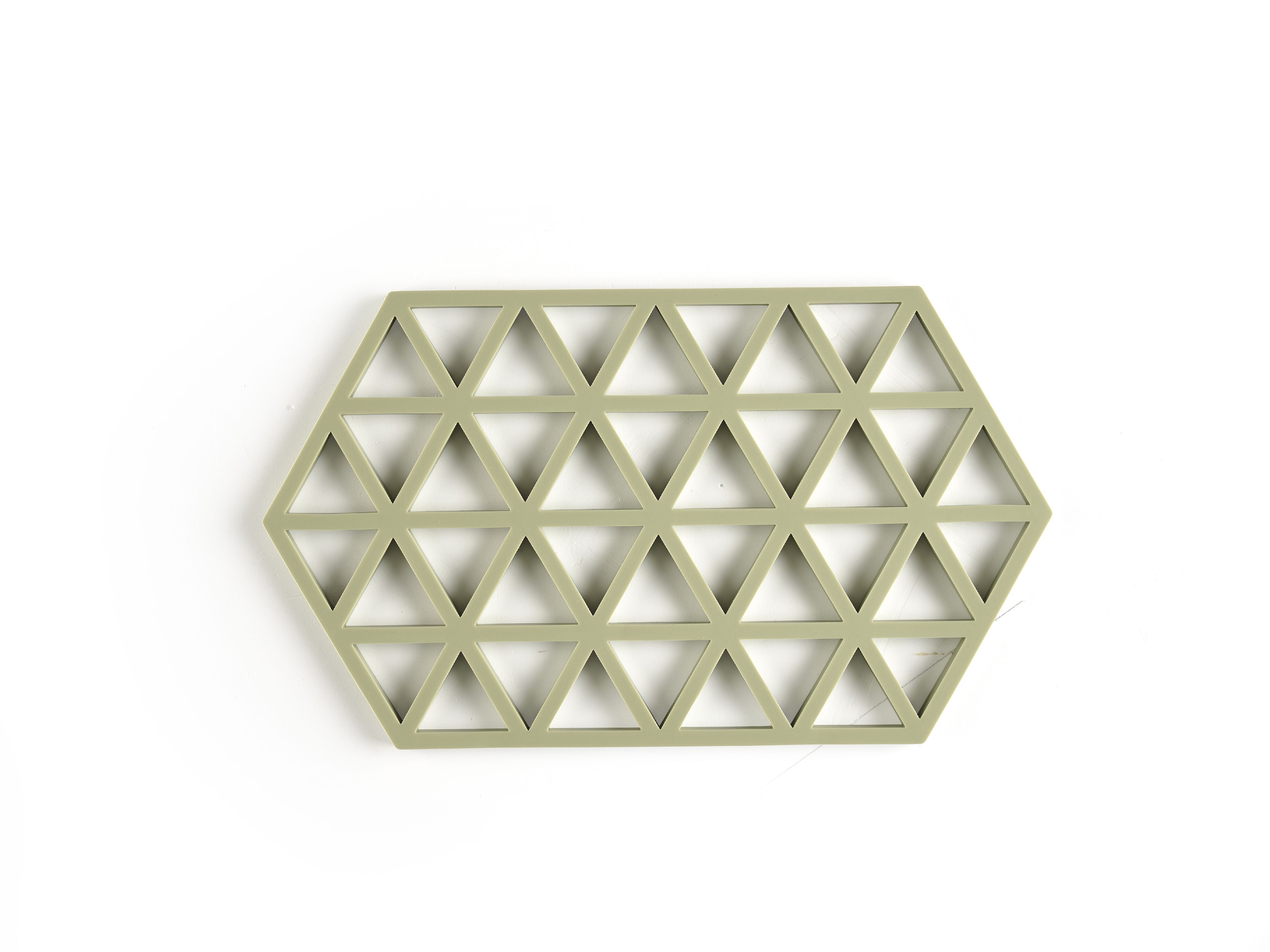 [product_category]-Zone Denmark Triangles Trivet 24 X 14 X 0,9 Cm, Matcha Green-Zone Denmark-5722000316091-31609-ZON-2