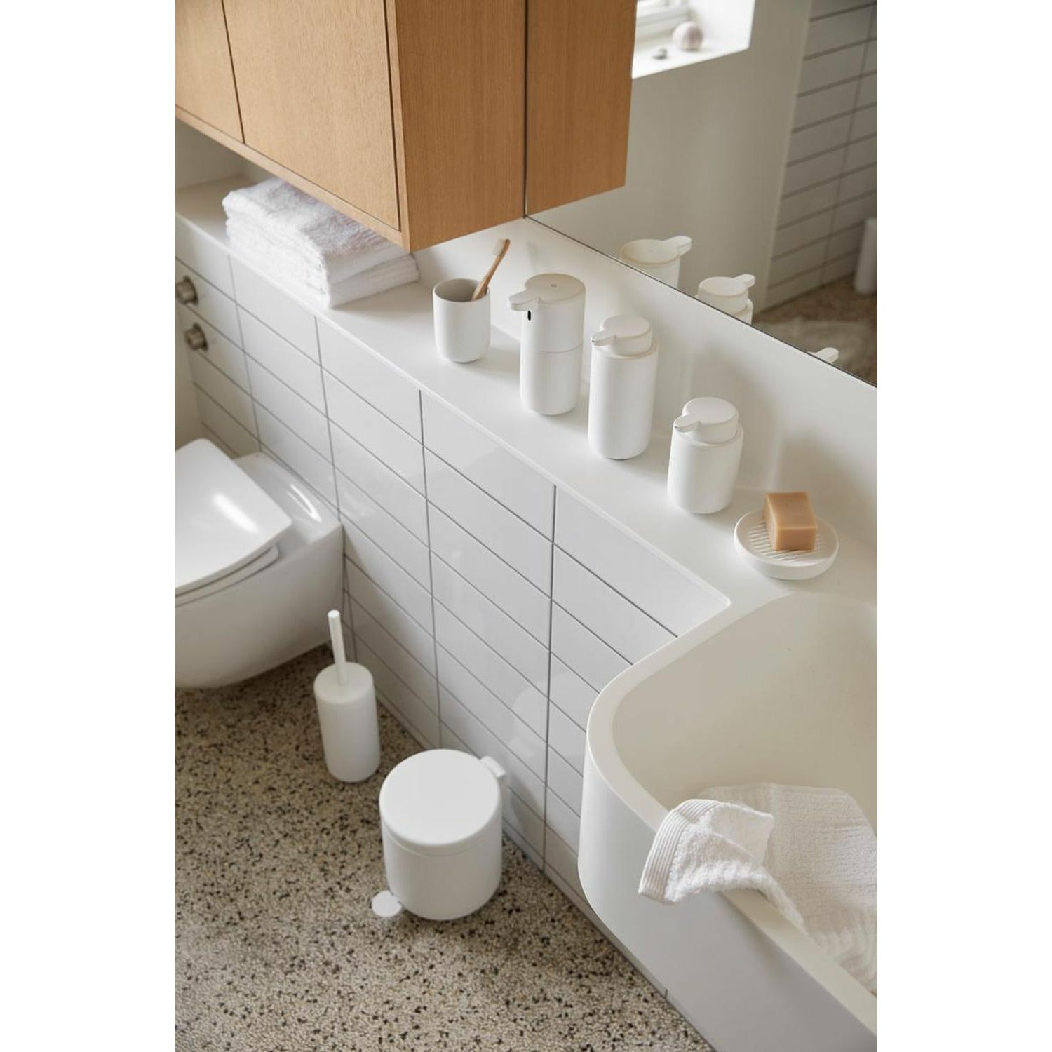 [product_category]-Zone Denmark Ume Pedal Bin, White-Zone Denmark-5708760660414-330407-ZON-3