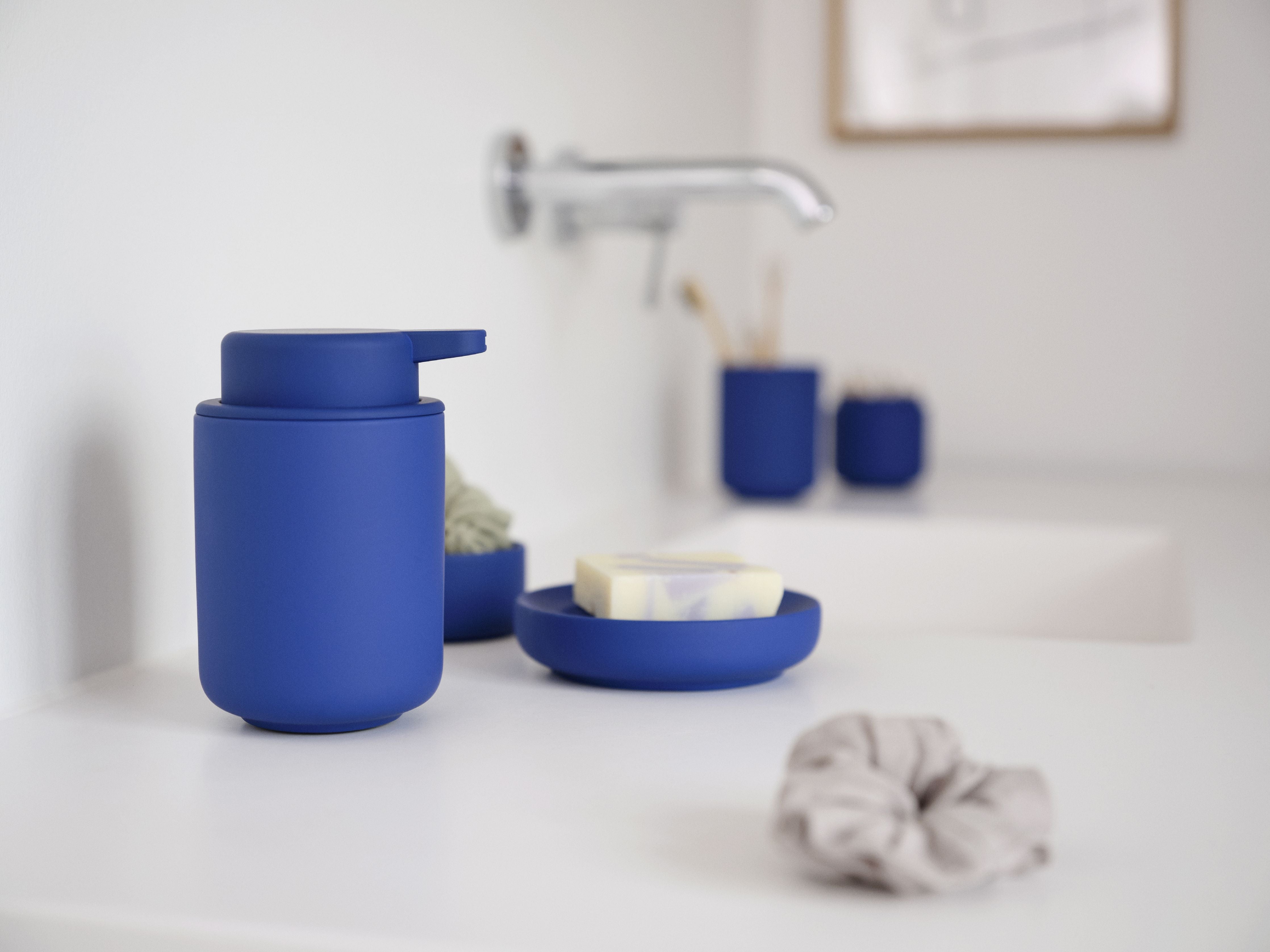 [product_category]-Zone Denmark Ume Soap Dish, Indigo Blue-Zone Denmark-5722000315551-31555-ZON-5