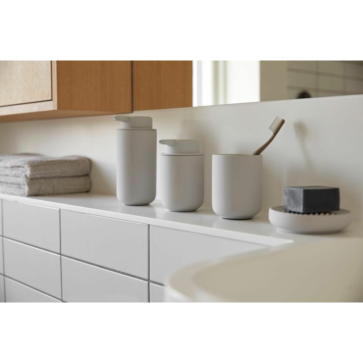 [product_category]-Zone Denmark Ume Soap Dish, Light Grey-Zone Denmark-5722003319297-331929-ZON-3