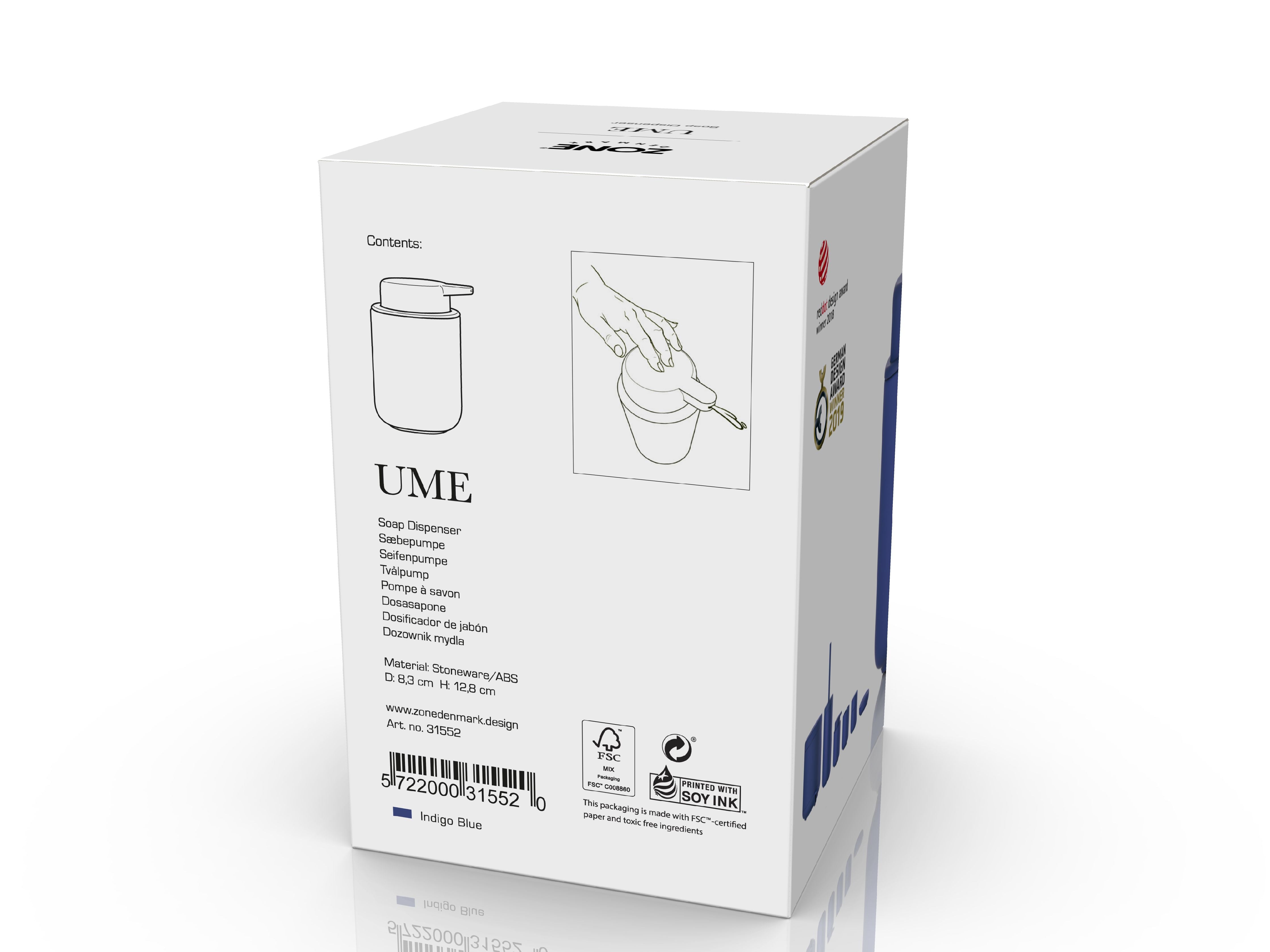 [product_category]-Zone Denmark Ume Soap Dispenser 0.25 Liter, Indigo Blue-Zone Denmark-5722000315520-31552-ZON-7