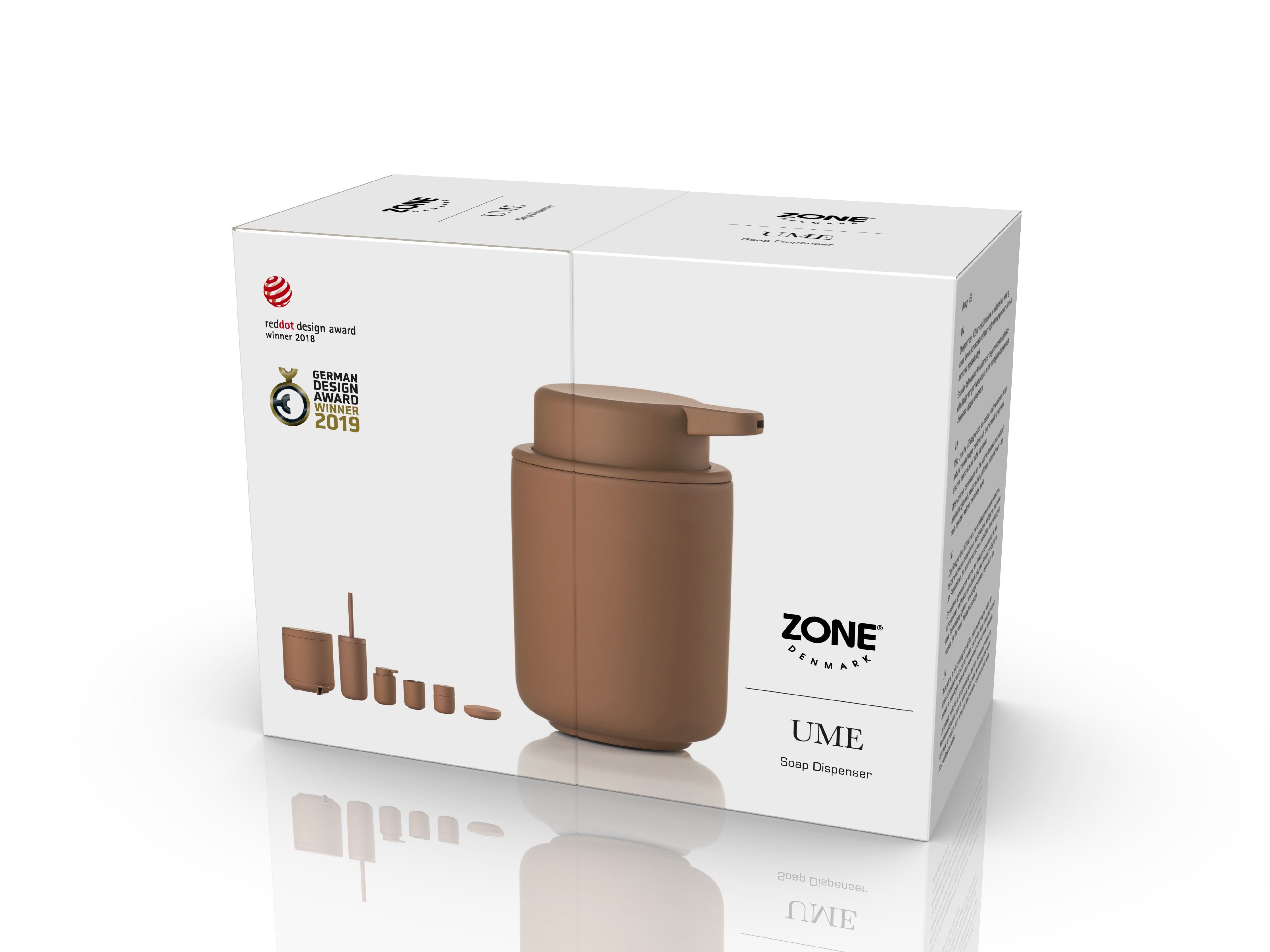[product_category]-Zone Denmark Ume Soap Dispenser 0.25 Liter, Terracotta-Zone Denmark-5722000315438-31543-ZON-10