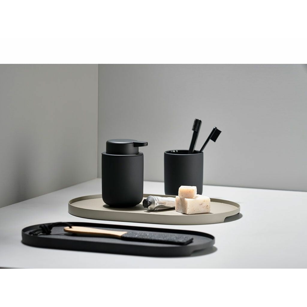 [product_category]-Zone Denmark Ume Toothbrush Cup, Black-Zone Denmark-5708760660285-330397-ZON-5