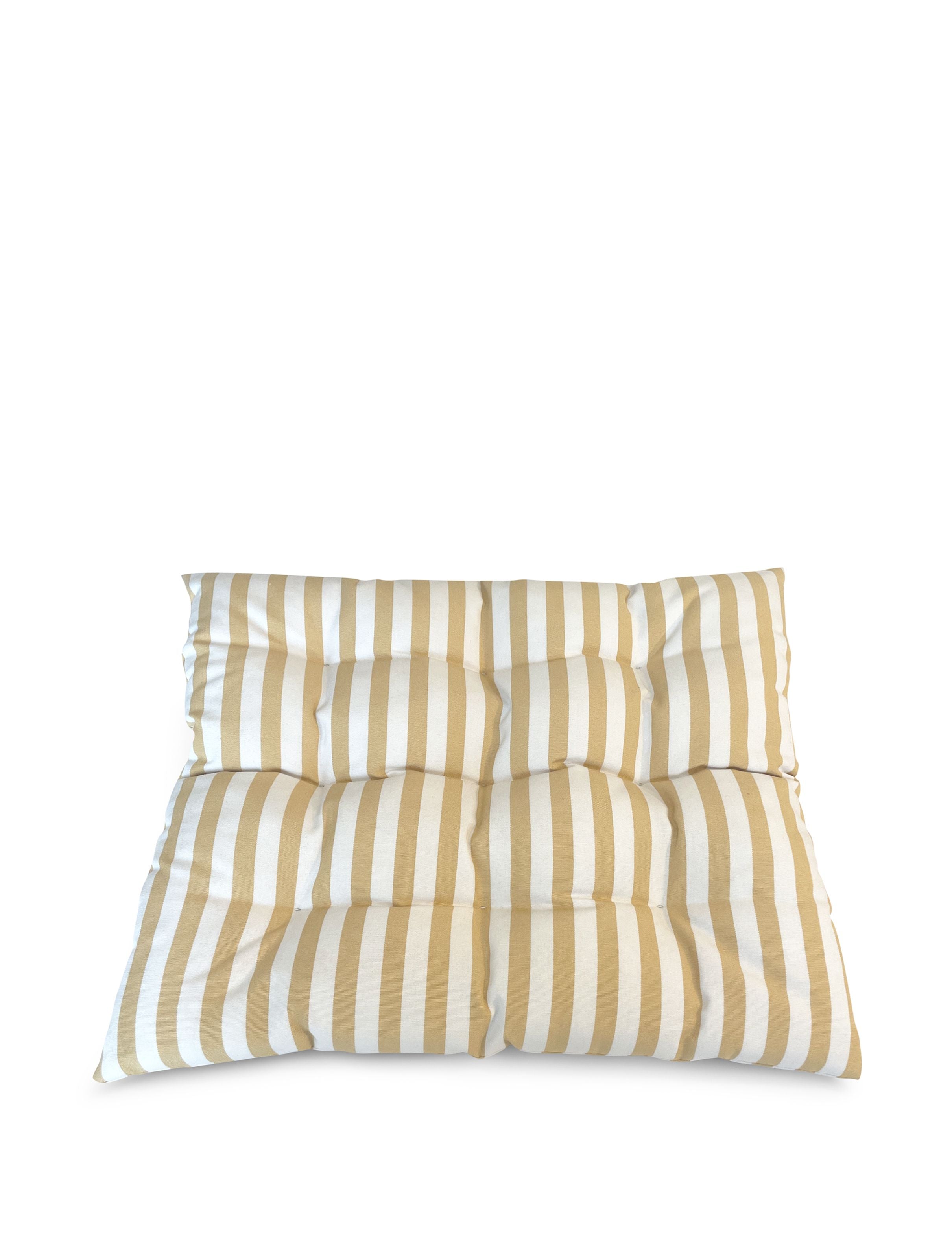 Skagerak Barriere Cushion 43x43 Cm, Golden Yellow Stripe