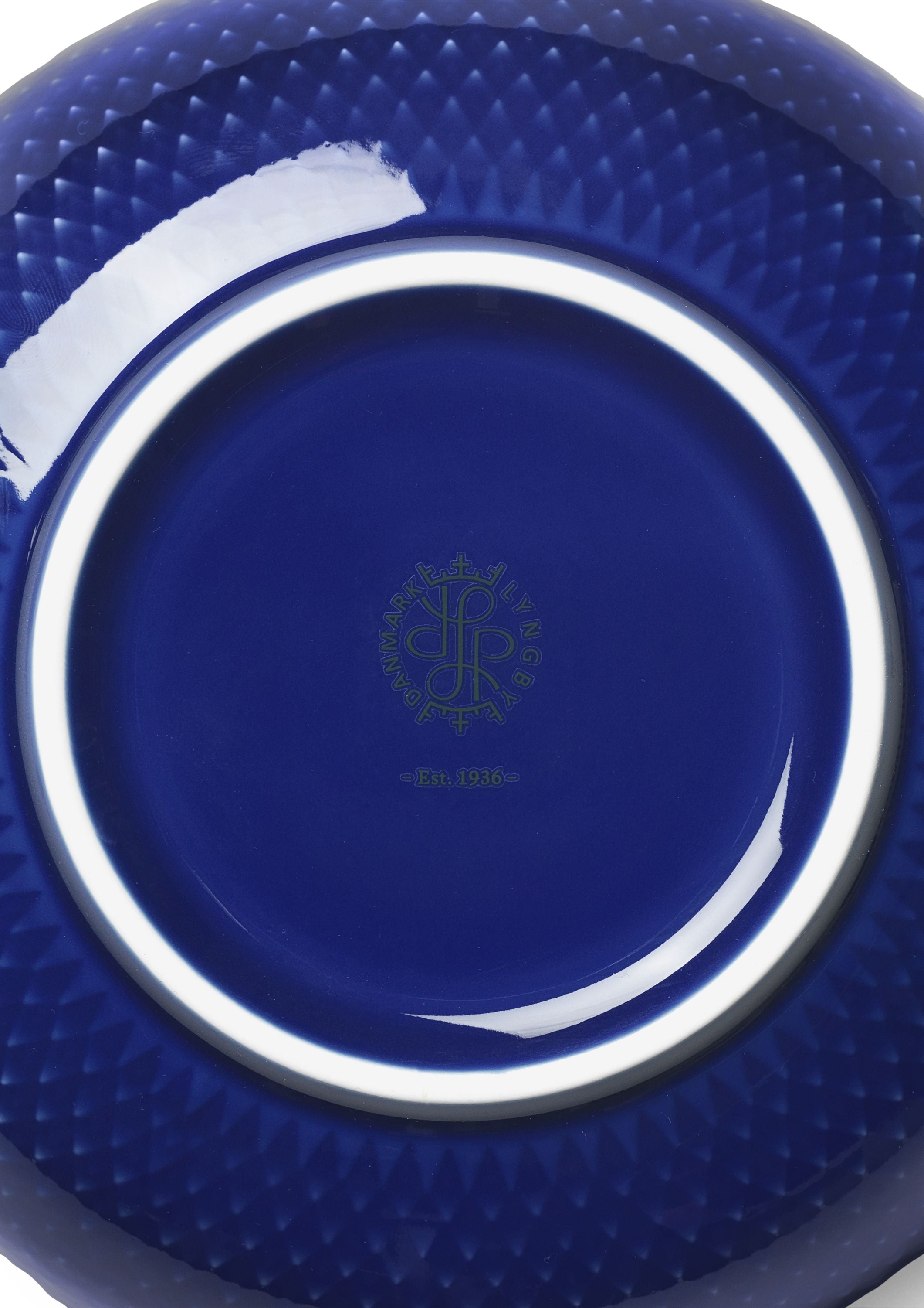 Lyngby Porcelæn Rhombe Color Bowl ø15.5 Cm, Dark Blue