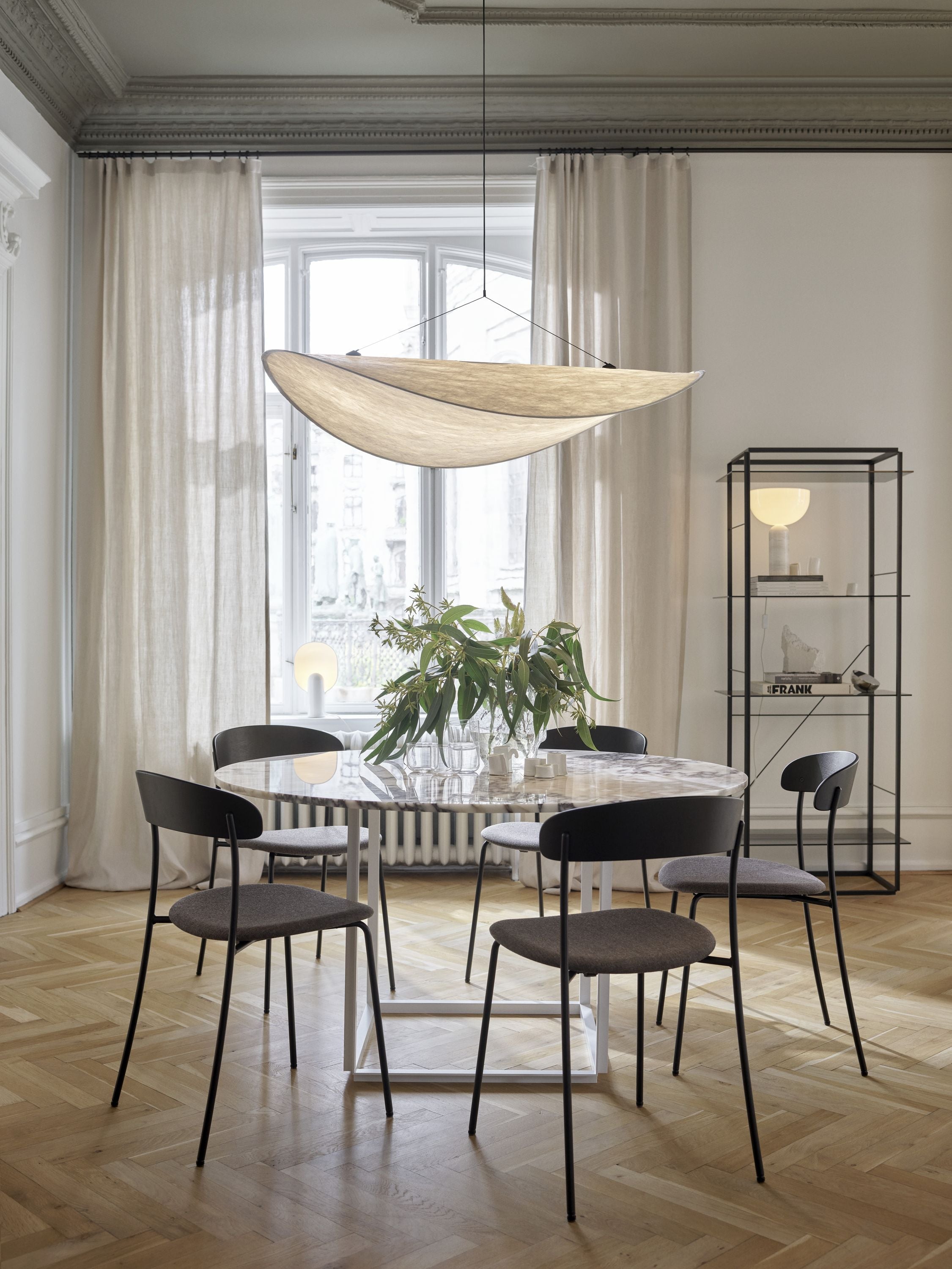 Nová práce napjatá přívěsková lampa, Ø 120 cm