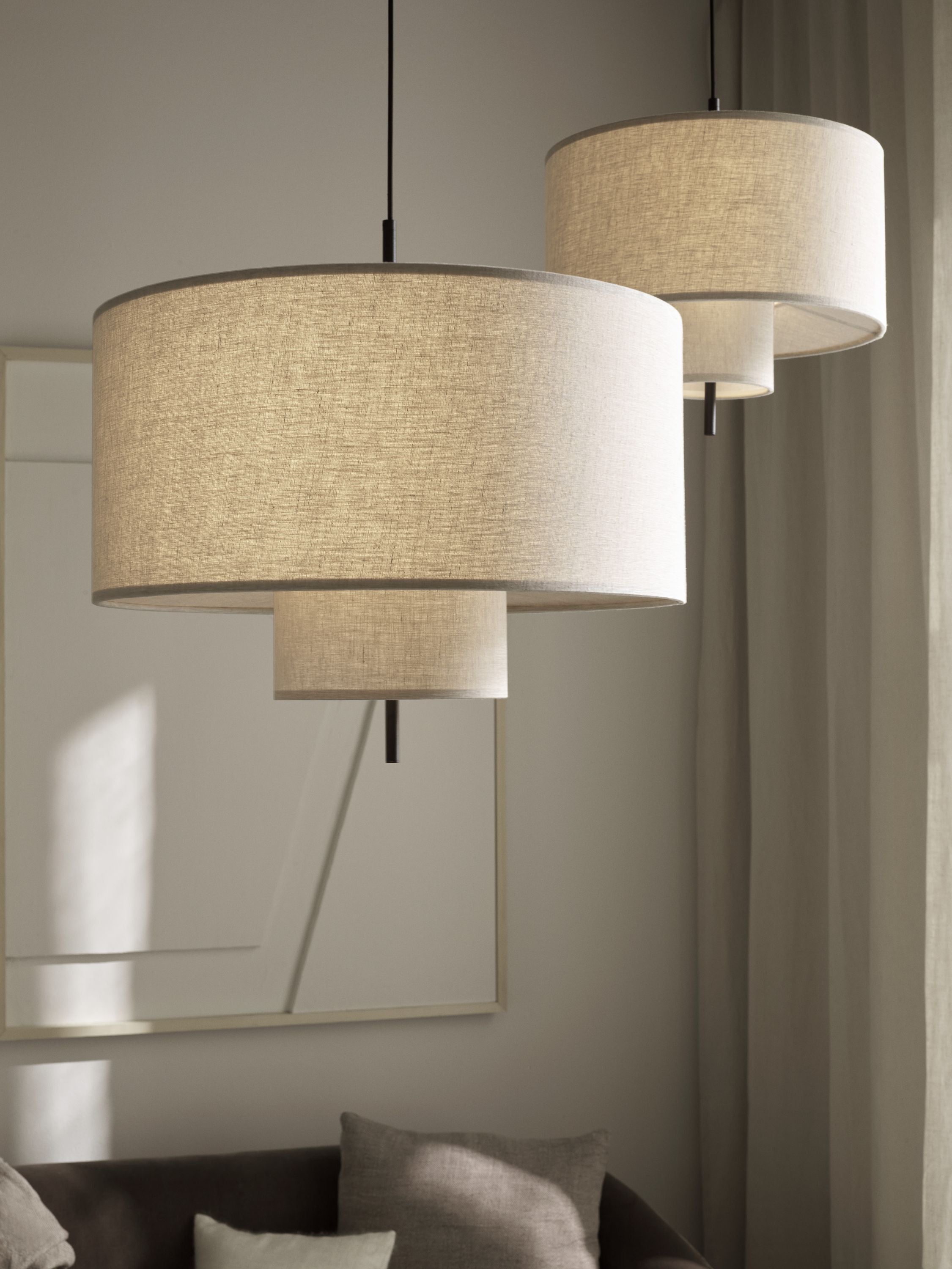 Nová práce na okraji přívěskové lampy, Ø 70 cm