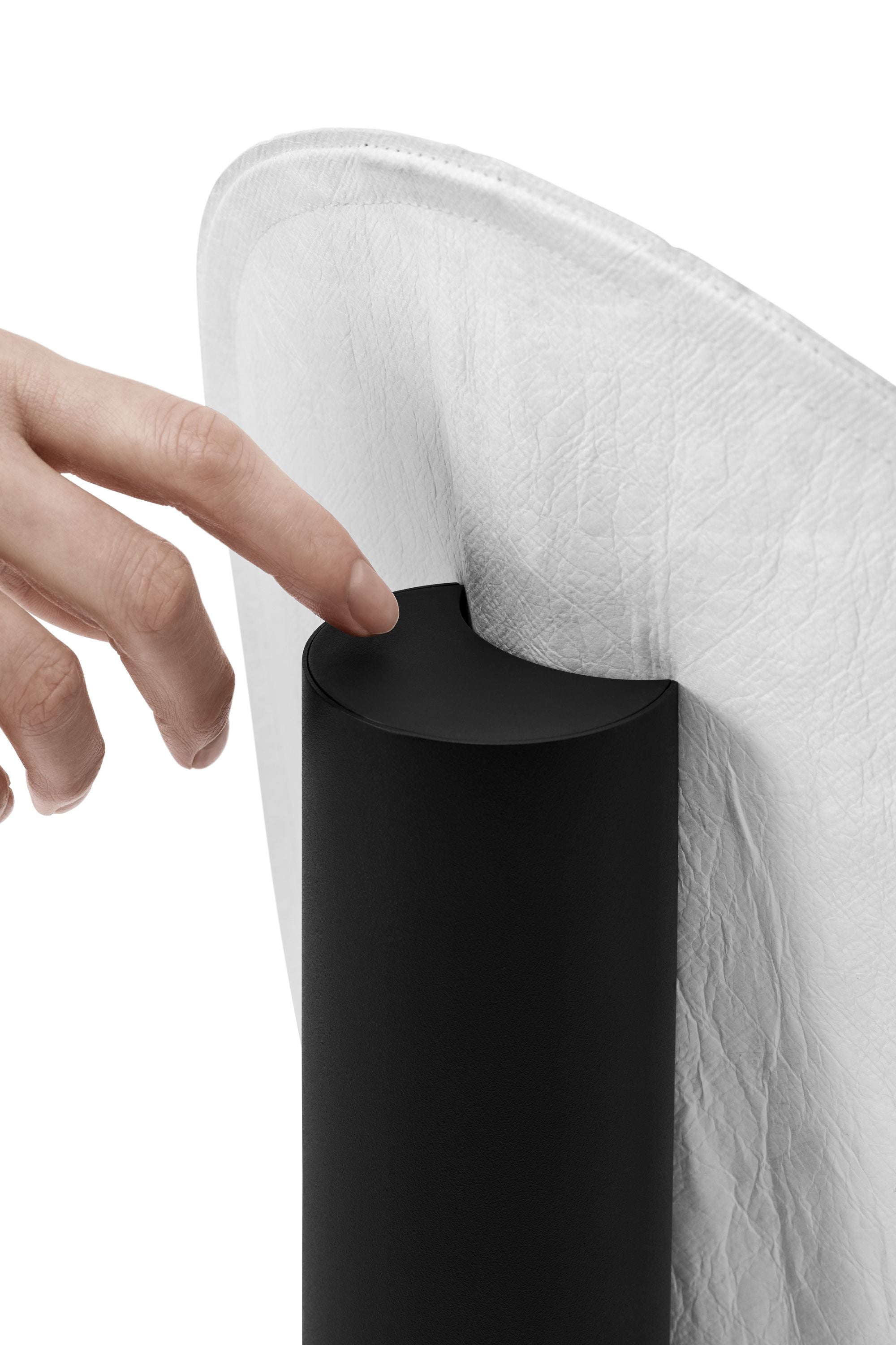 Nová díla napjatá přenosná stolní lampa, černá