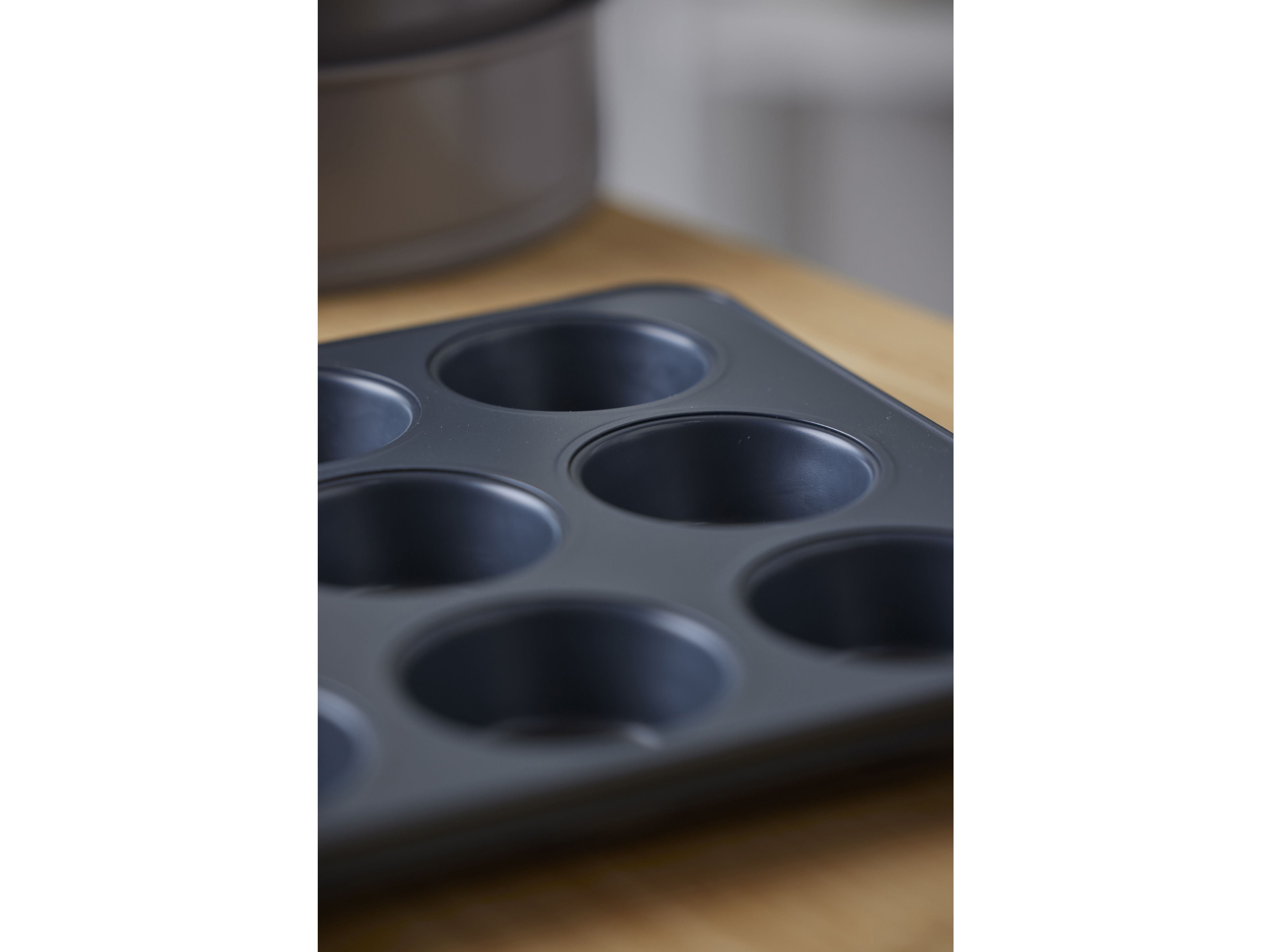 Blomsterbergs Muffins pan til 12 stykker, blå