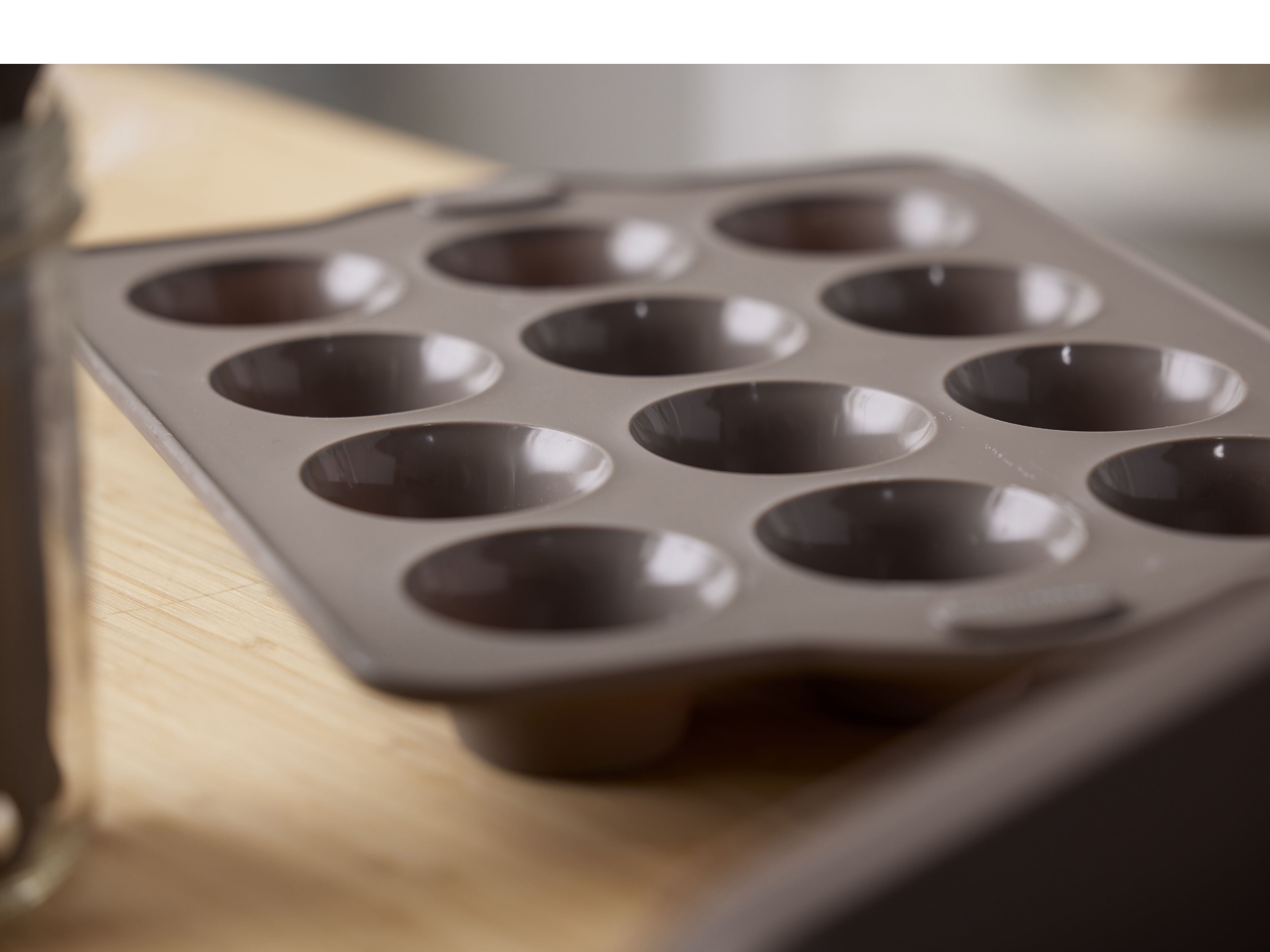 Blomsterbergs Muffins pan til 12 stykker, latte