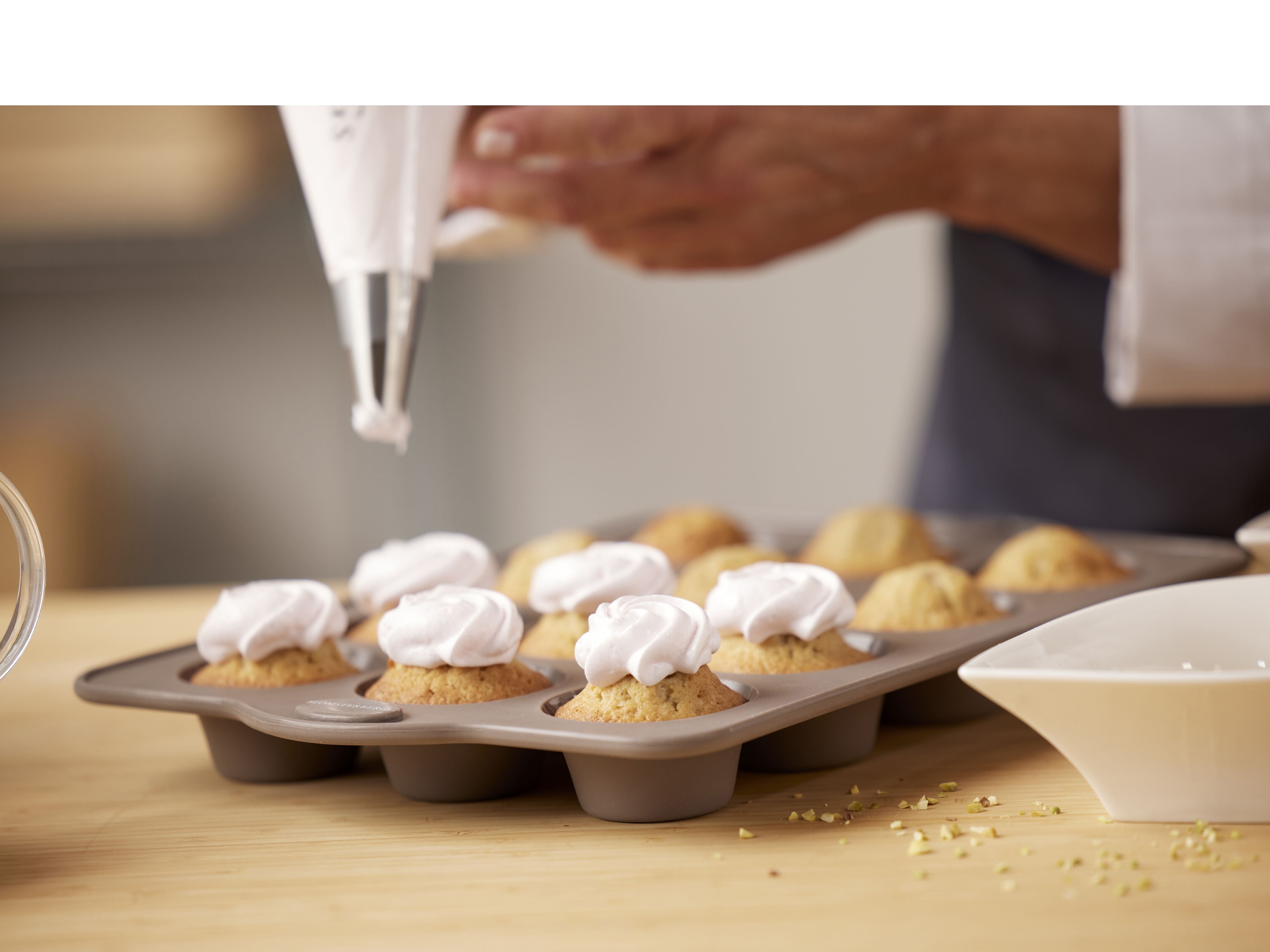 Blomsterbergs Muffins pan til 12 stykker, latte