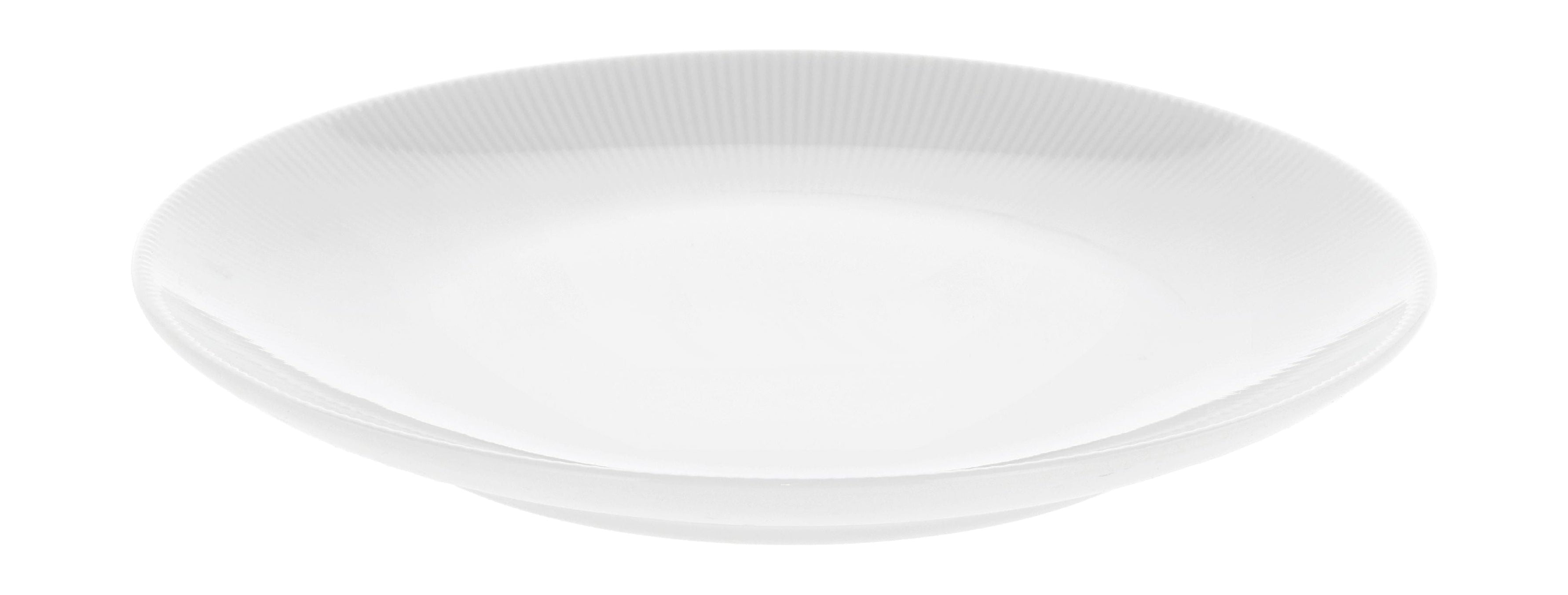 Pillivuyt Eventail Plate Flat Ø21 cm, hvid