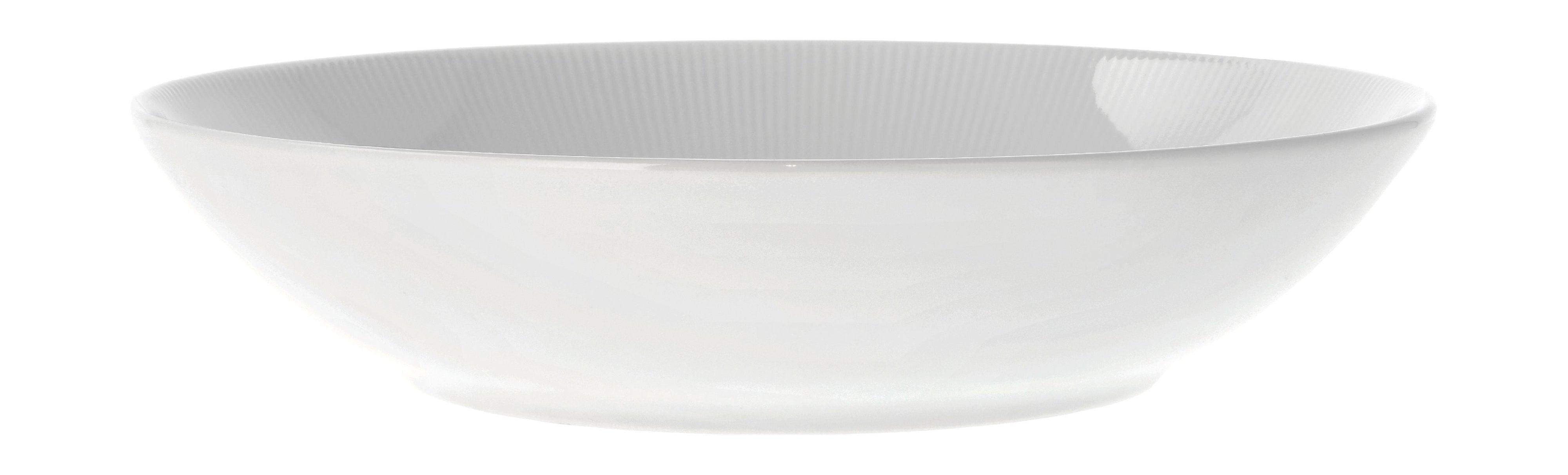 Pillivuyt Eventail Bowl ø23 Cm 0.8 Liter, White