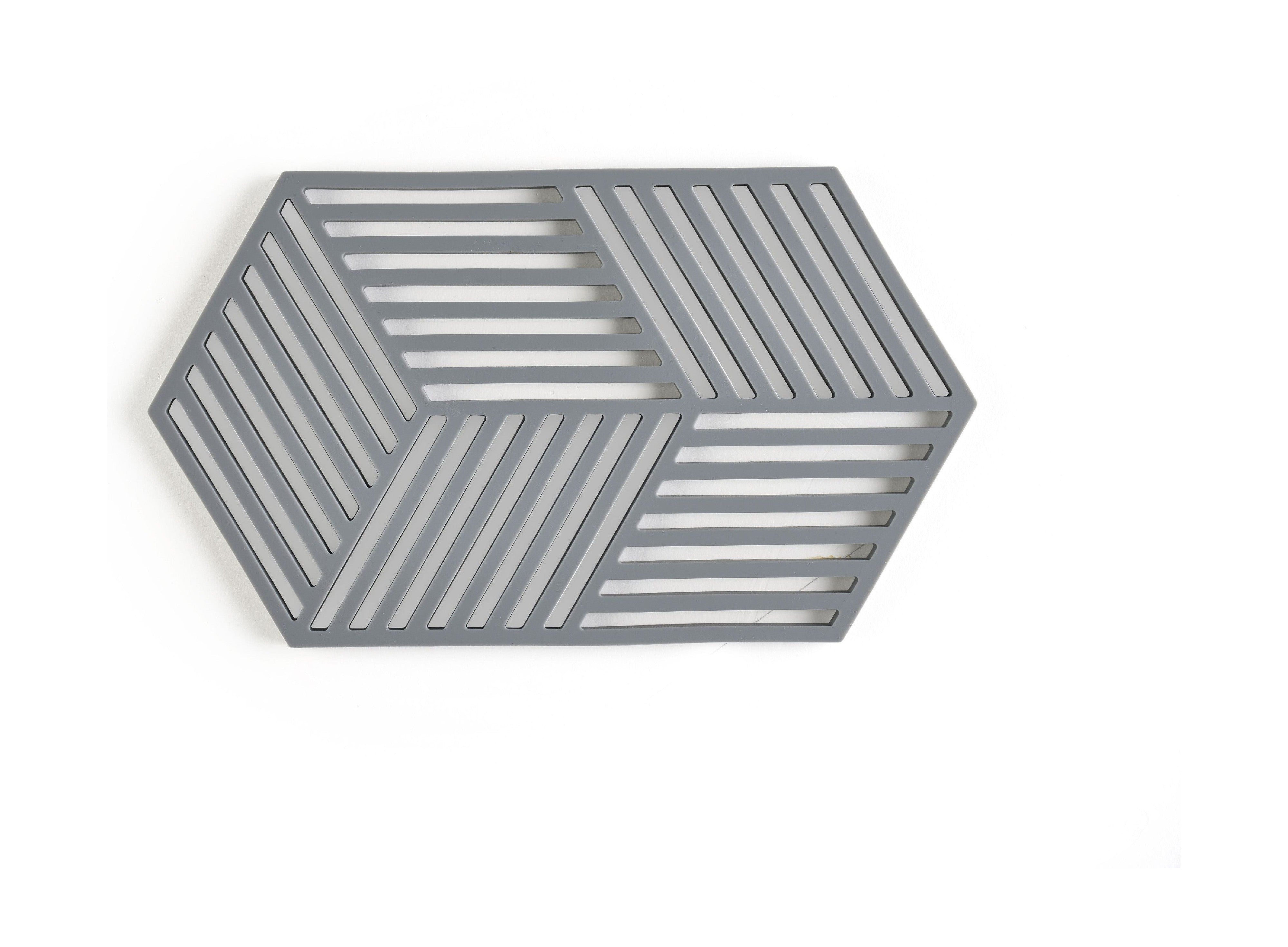 Zone Denmark Hexagon Trivet 24 x 14 x 0,9 cm, kølig grå