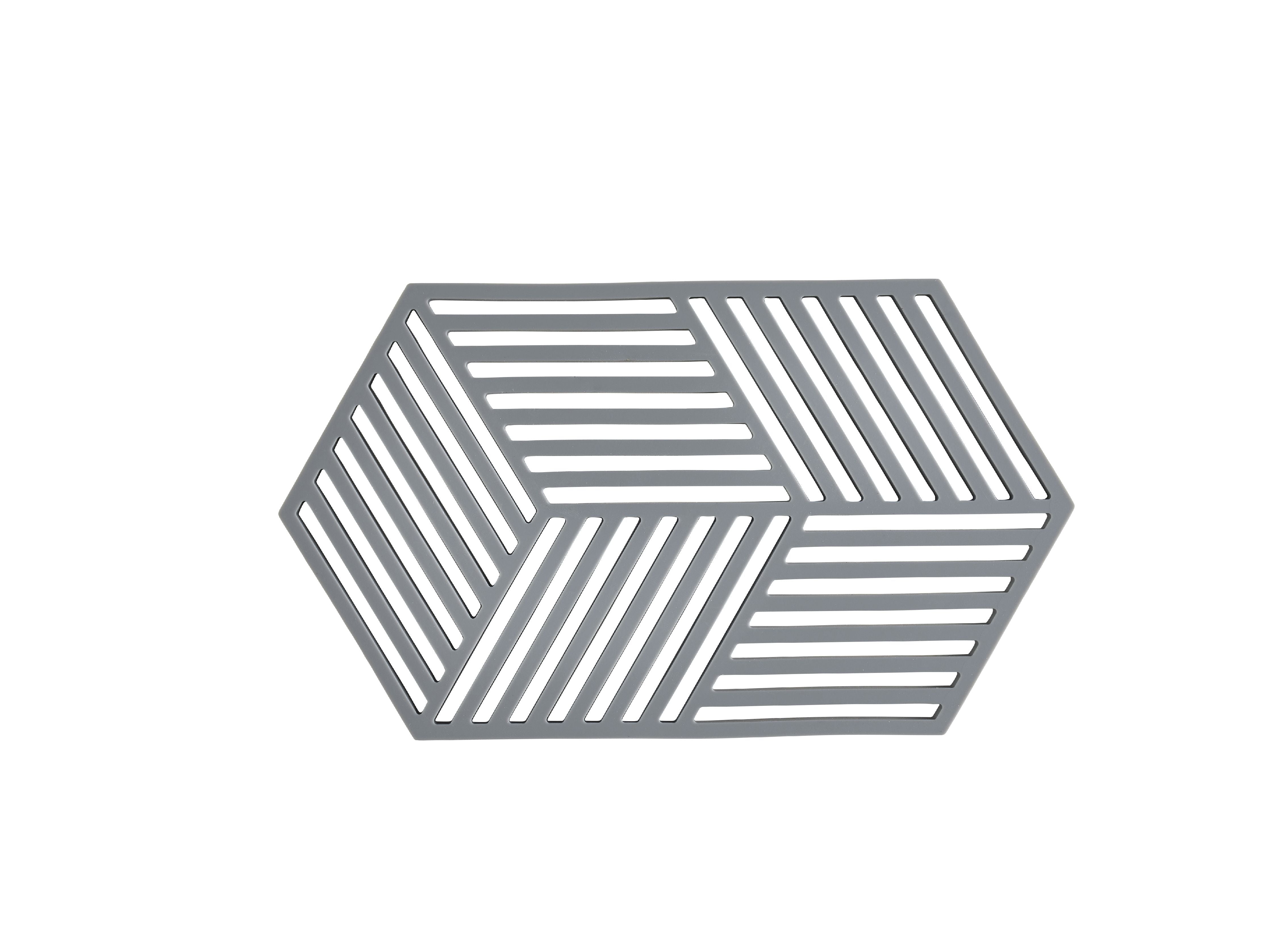 Zone Denmark Hexagon Trivet 24 x 14 x 0,9 cm, kølig grå
