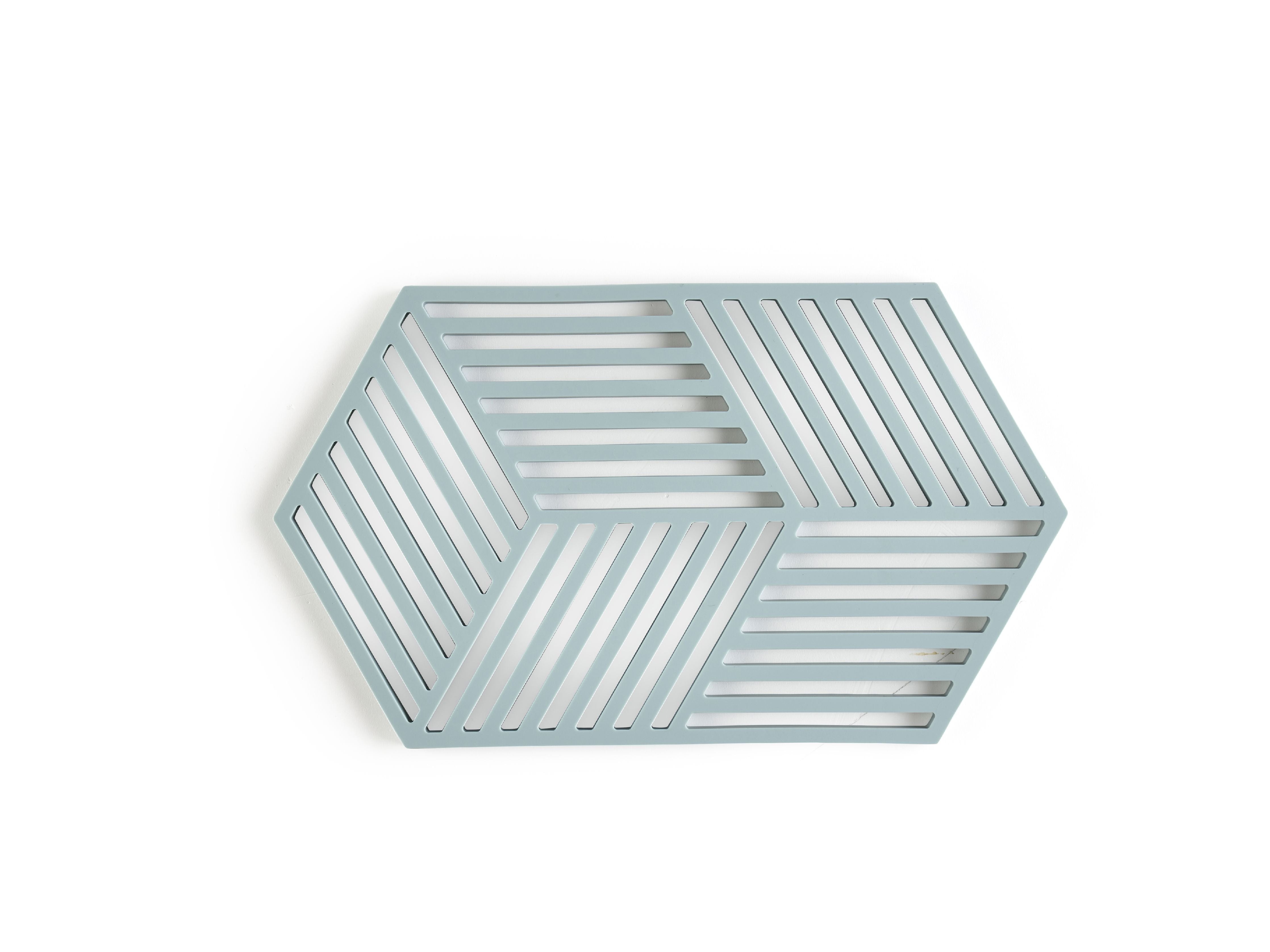 Zone Denmark Hexagon trivet 24 x 14 x 0,9 cm, tågeblå