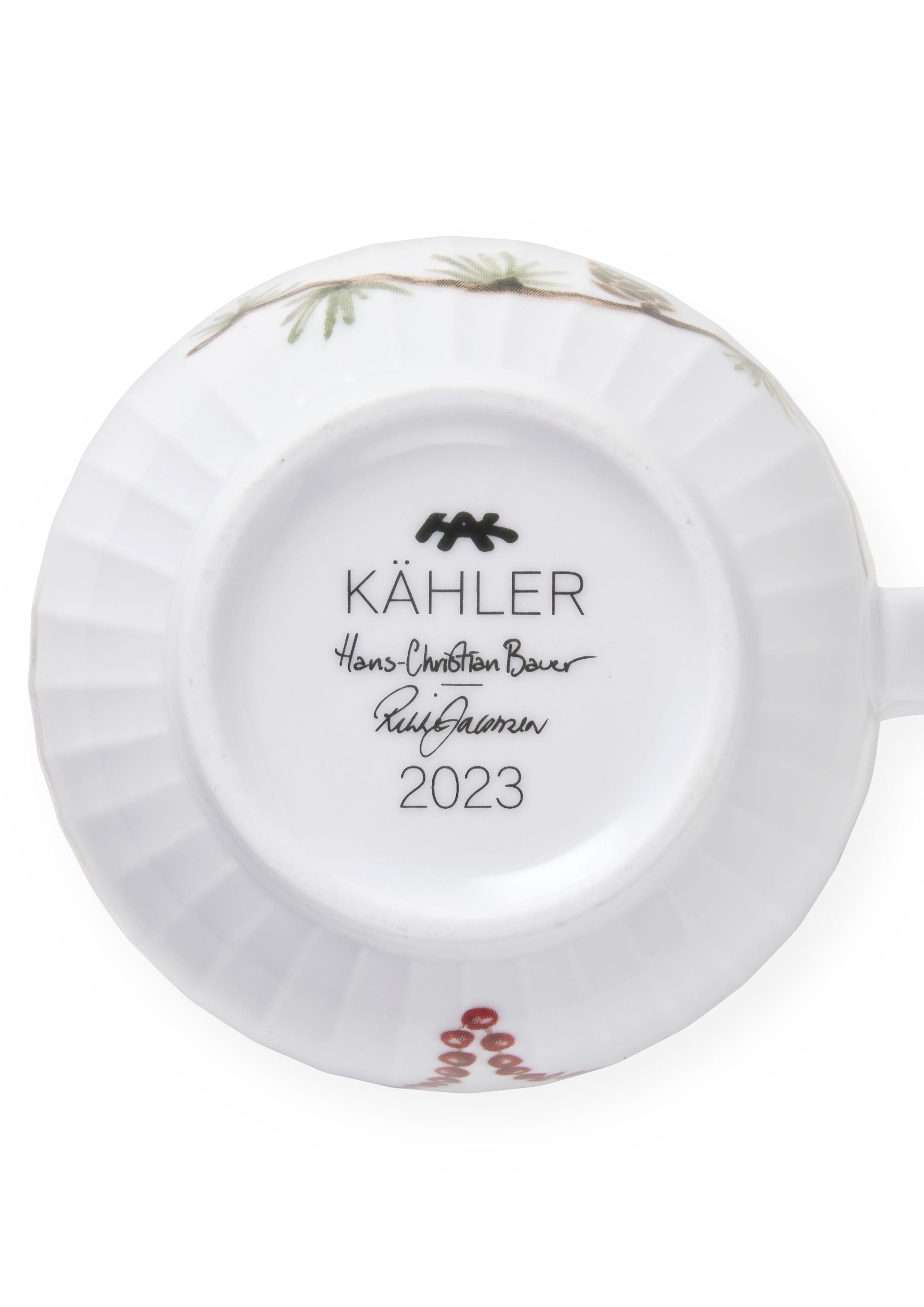 Kähler Hammershøi Christmas Mug 2023 33 Cl White W. Deco