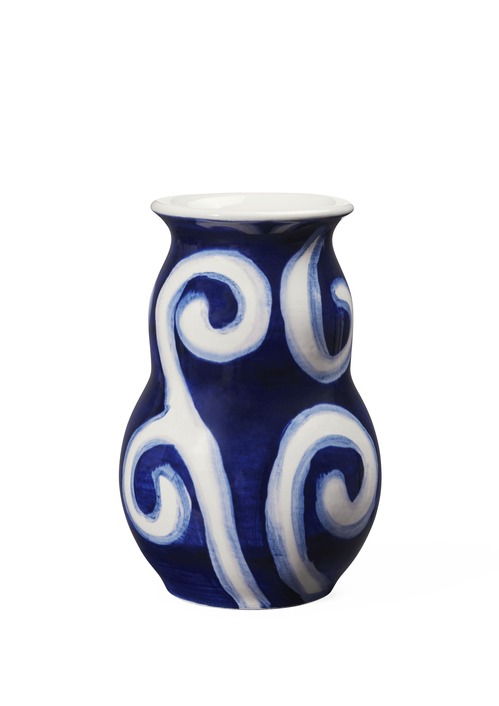 Kähler Tulle Vase H13 Cm Blue