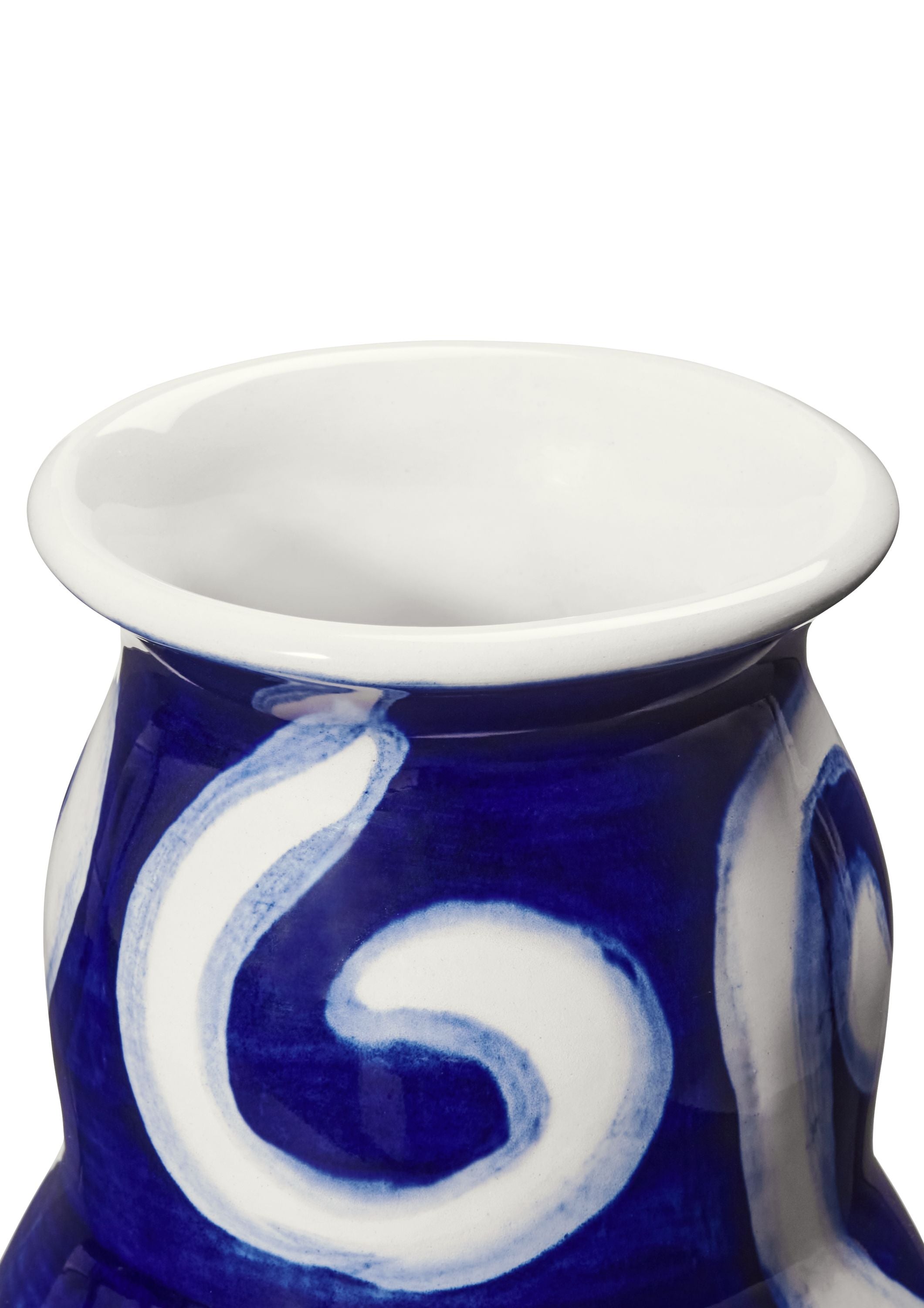 Kähler Tulle Vase H13 Cm Blue