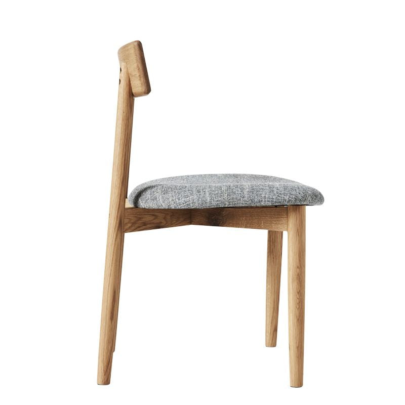 Muubs Tetra Dining Chair, Nature/Concrete