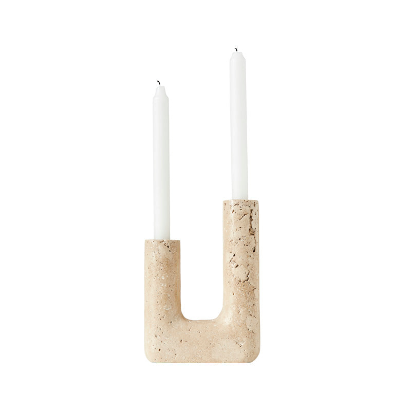 Muubs Minverva Candle Holder, Creme