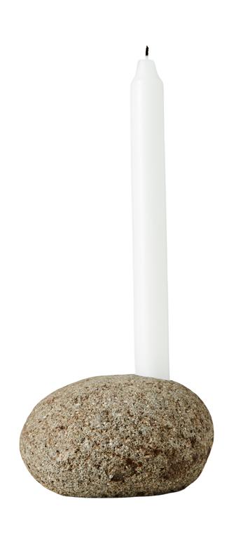 Muubs Valley Candle Holder, Grey/Natural