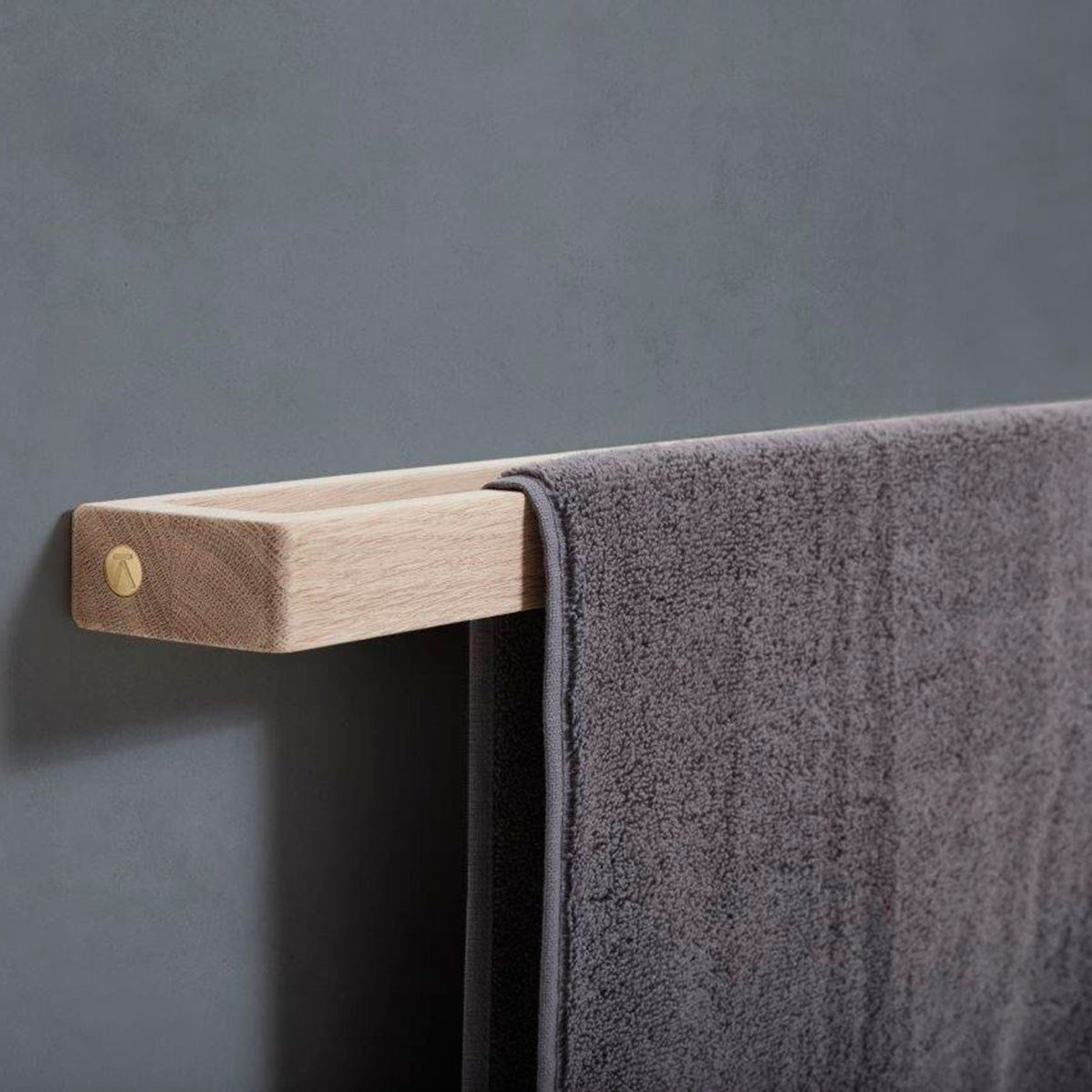 Andersen Furniture Towel Rail, Single, Oak