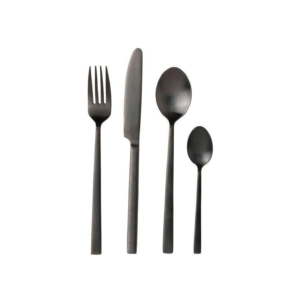 Bitz Cutlery Set 16 Pieces, Black