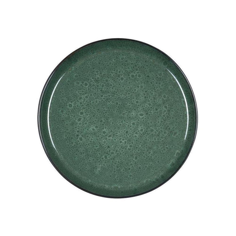 Bitz Gastro Plate, Black/Green, ø 27cm