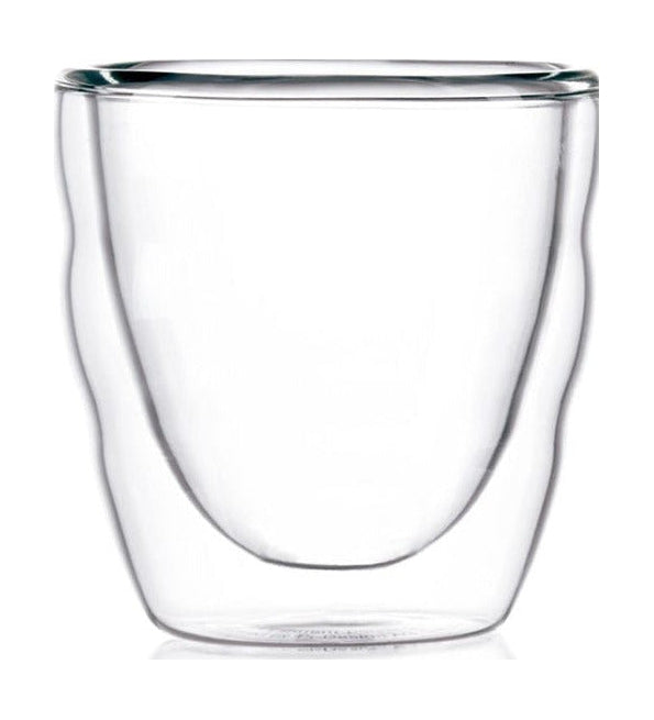 Bodum Pilatus Glass Double Walled 0.08 L, 2 Pcs.
