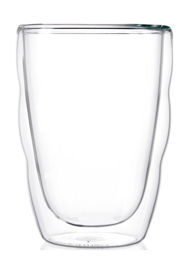 Bodum Pilatus Glass Double Walled Transparent 0.35 L, 2 Pcs.
