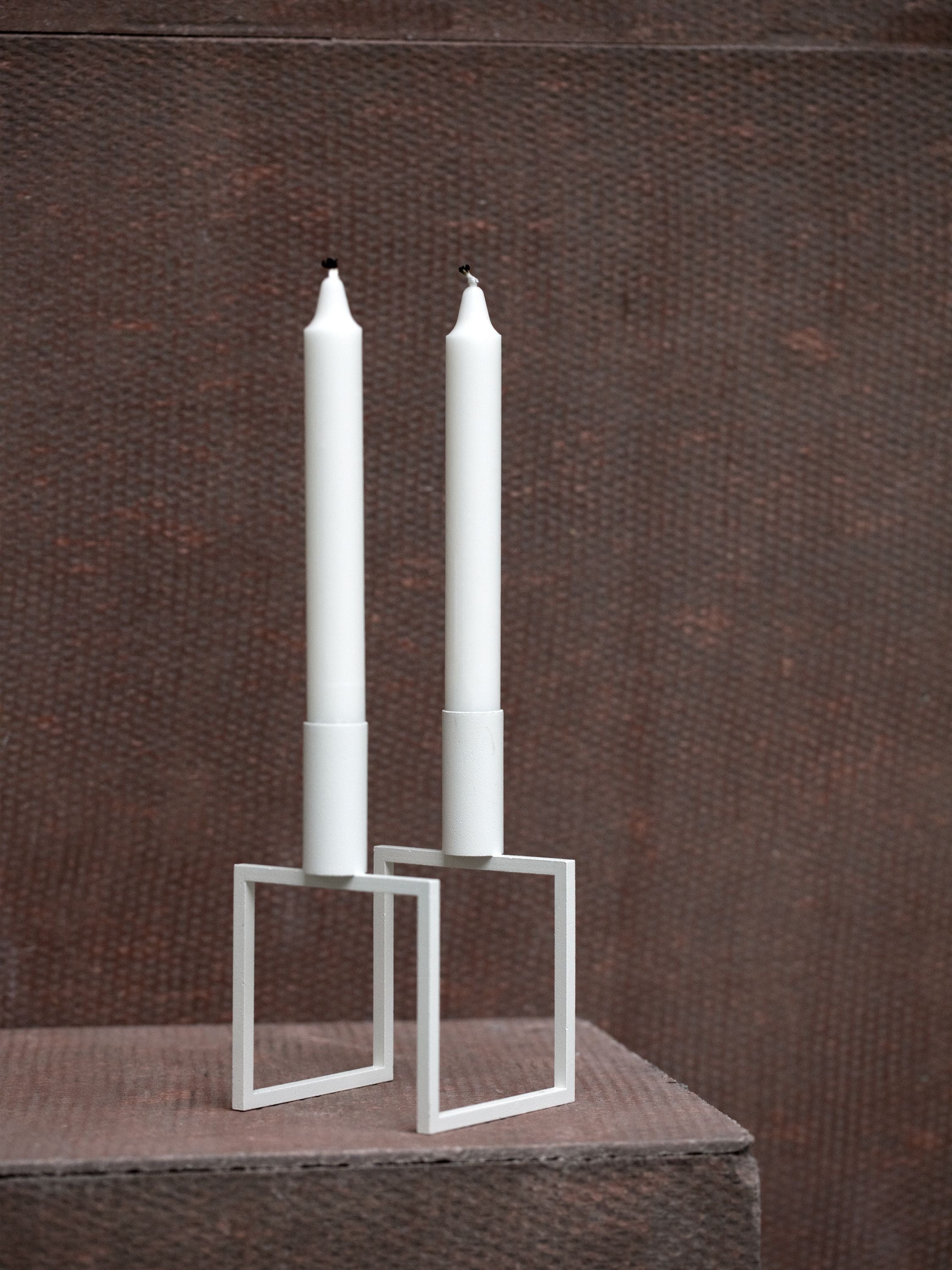 Audo Copenhagen Line Candle Holder, White